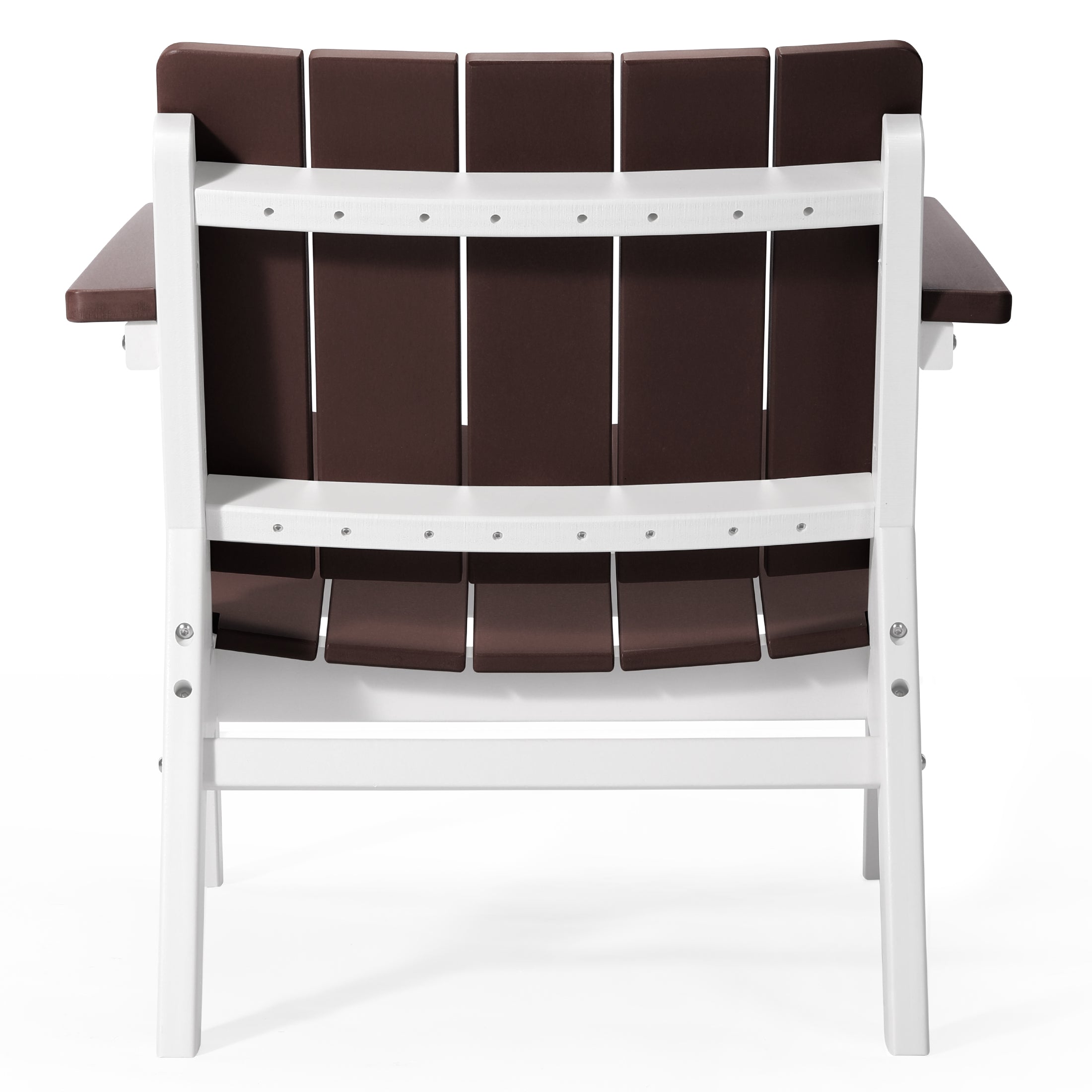 Seaside 3-Piece Outdoor HDPE Conversation Set with Deep Seating Chairs and Round Side Table