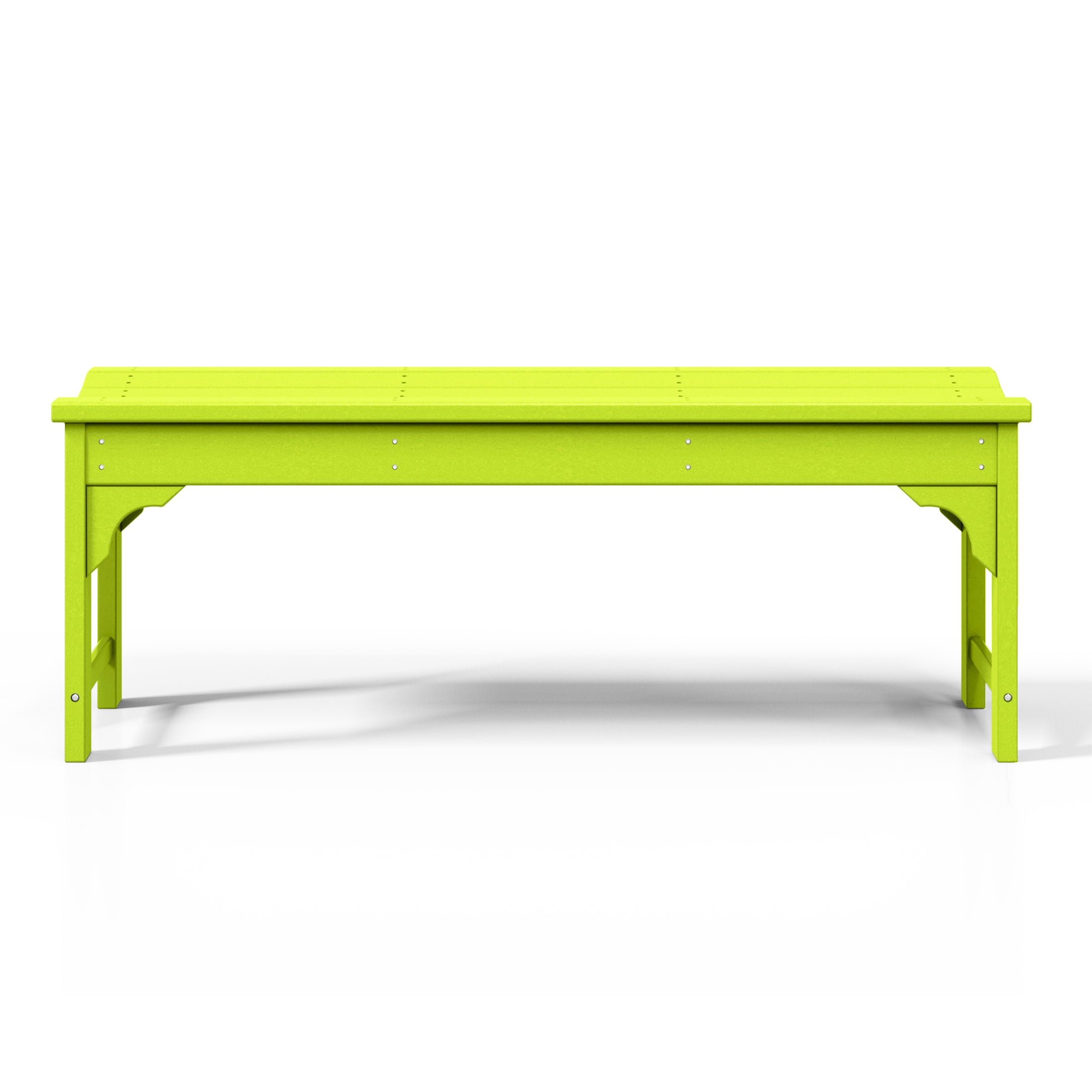 Paradise 48" length backless Poly Wood Outdoor / Garden bench