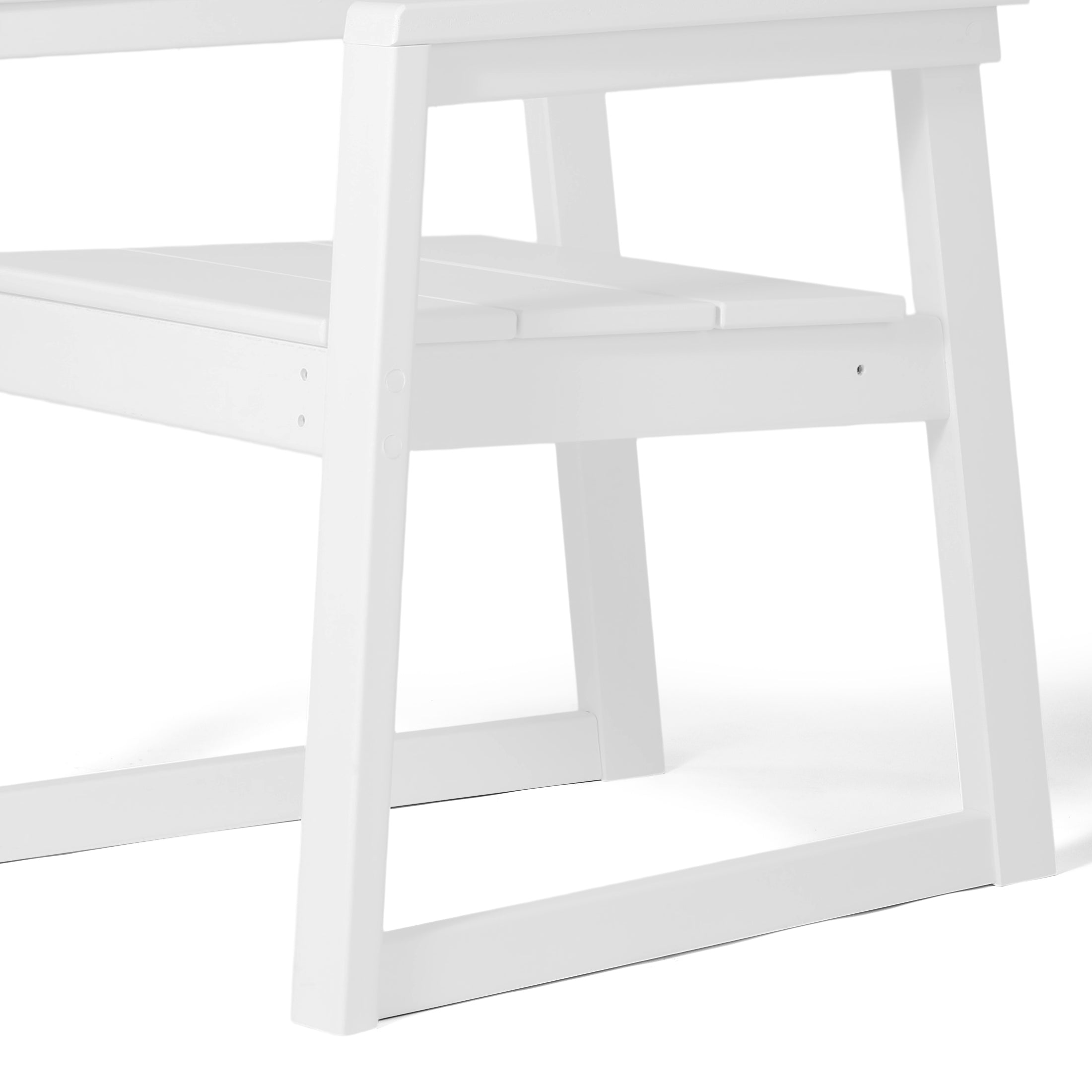 Cambria Modern HDPE Outdoor Patio Dining Arm Chairs (Set of 2)