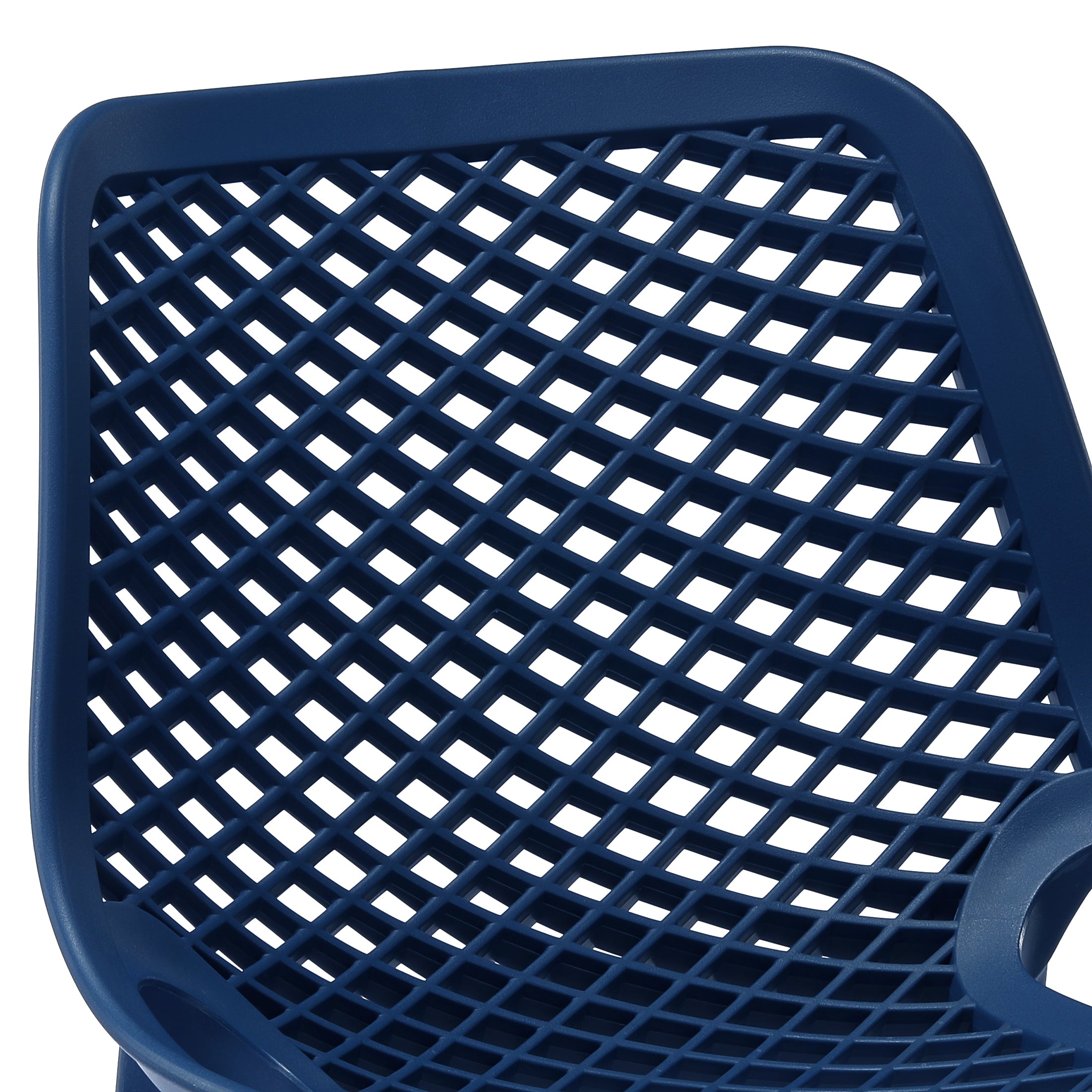 Sunshine 41.75" Outdoor Modern Polypropylene Plastic Patio Bar Height Stools (Set of 2)