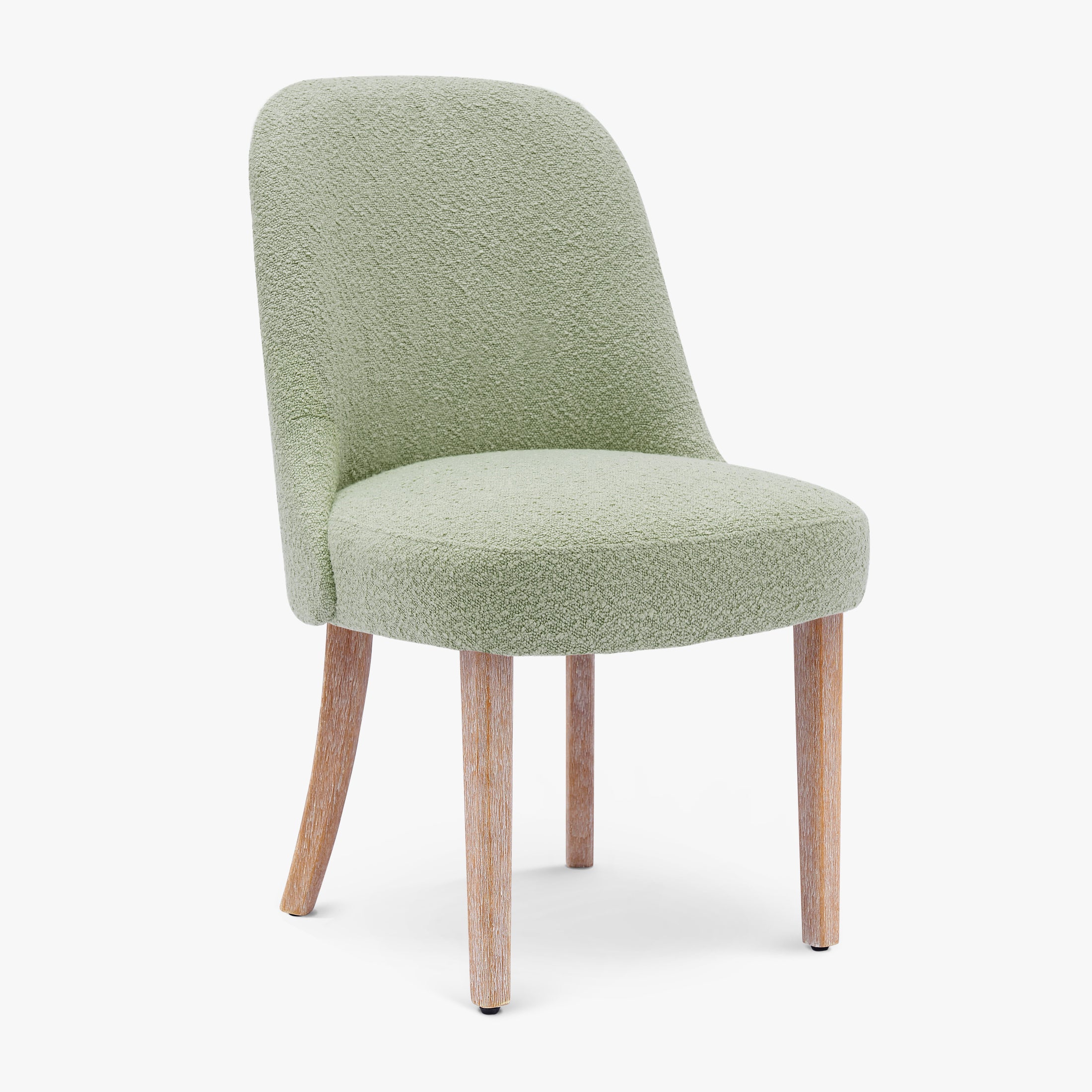 Amélie Mid-Century Modern Upholstered Boucle Dining Chair