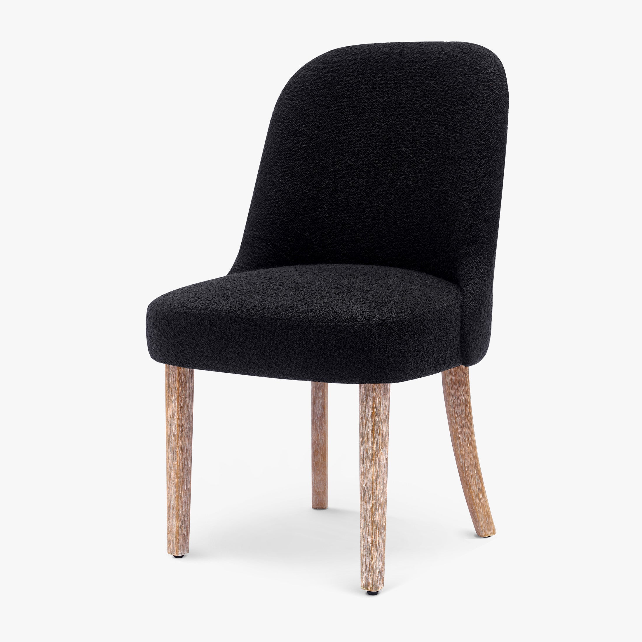 Amélie Mid-Century Modern Upholstered Boucle Dining Chair