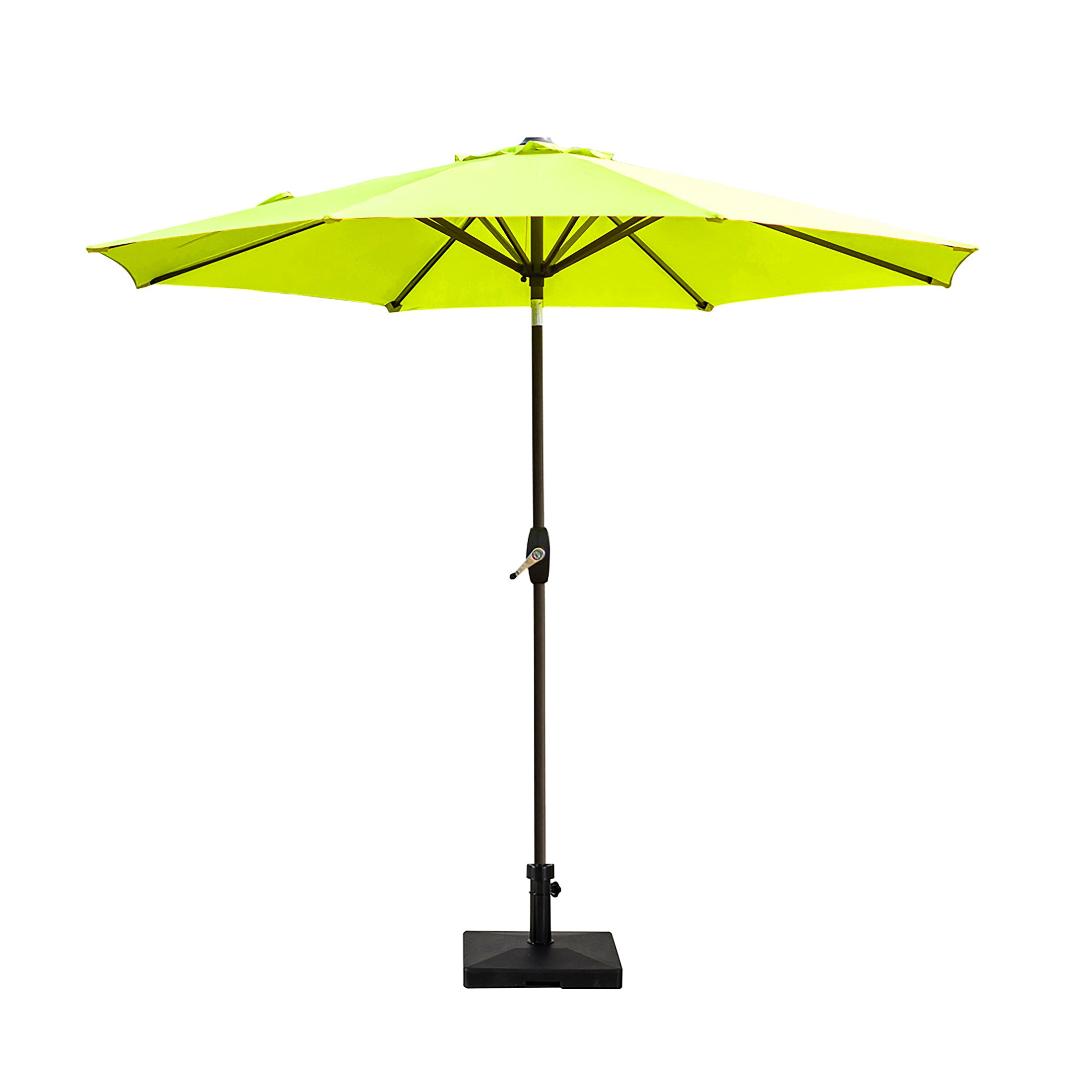 Cabana 9 ft. Patio Table Umbrella with 50 lbs concrete weight base kit
