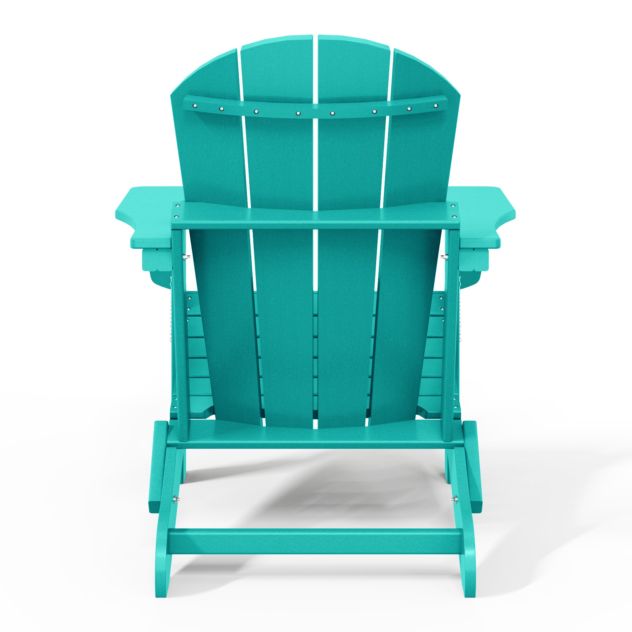 Paradise HDPE Outdoor Patio Folding Poly Adirondack Chair