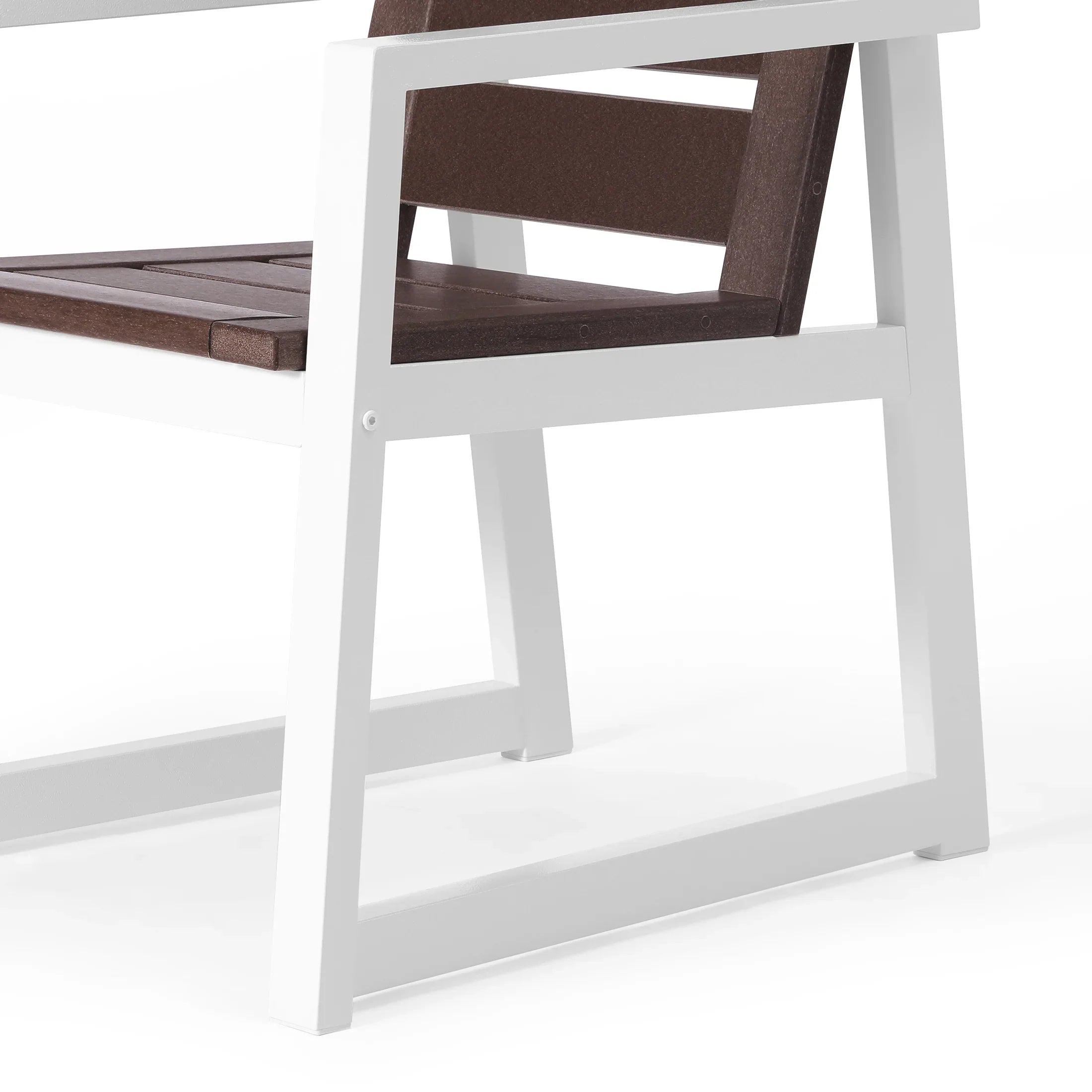 Stinson HDPE Outdoor Patio Dining Arm Chair