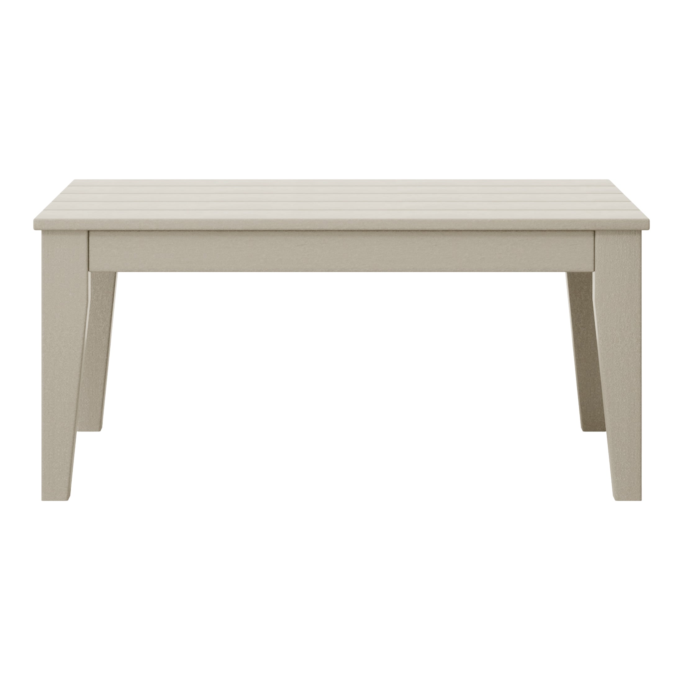 Paradise Low Outdoor HDPE Patio Rectangle Coffee Table