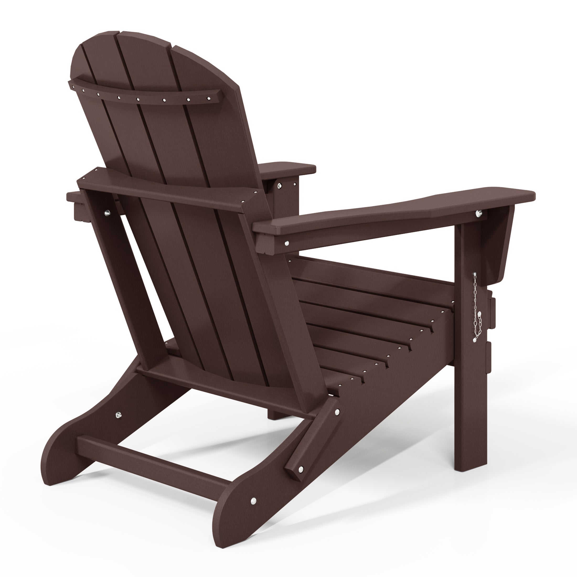 Paradise HDPE Outdoor Patio Folding Poly Adirondack Chair