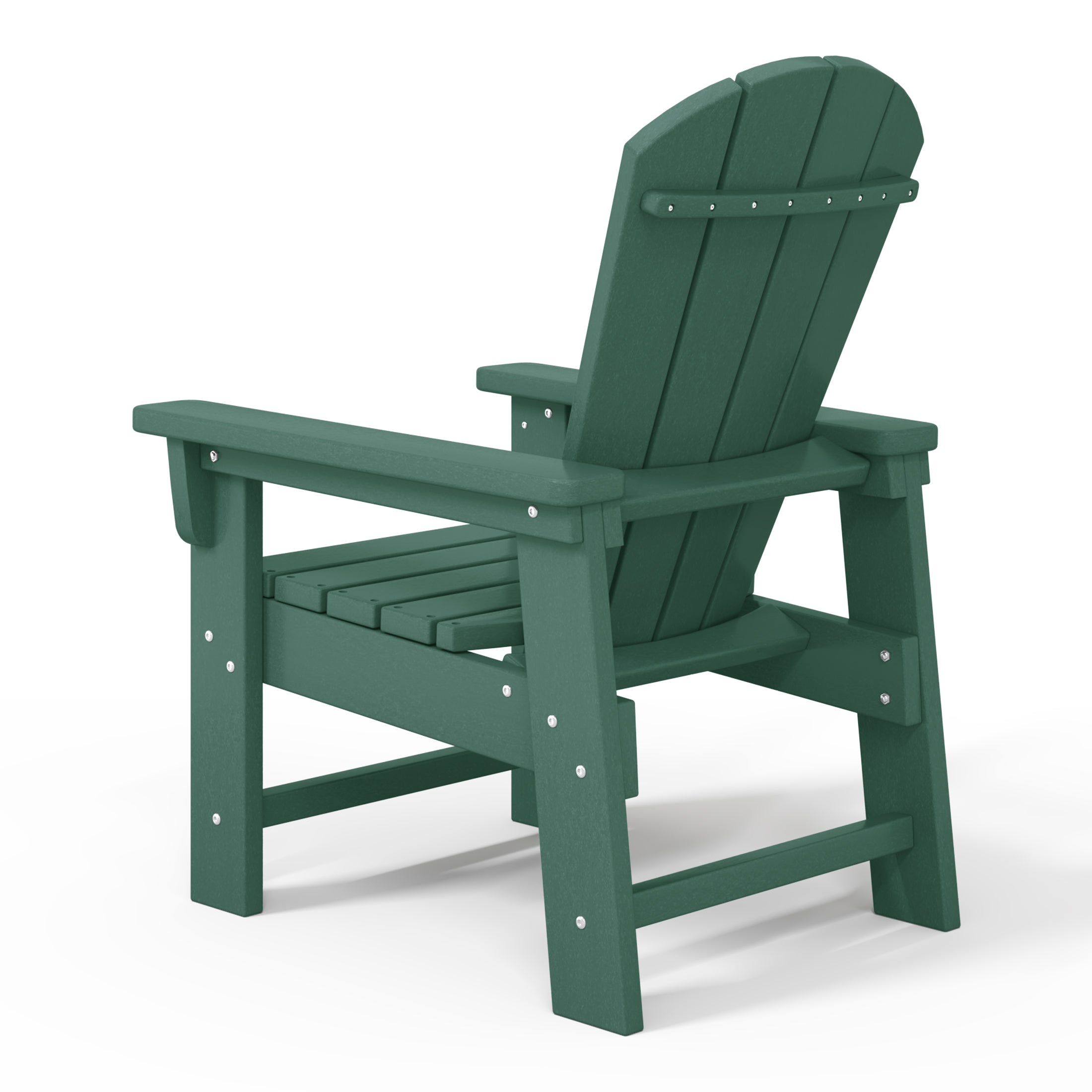 Paradise Kids Outdoor Adirondack Plastic Patio Chair (Set of 2)
