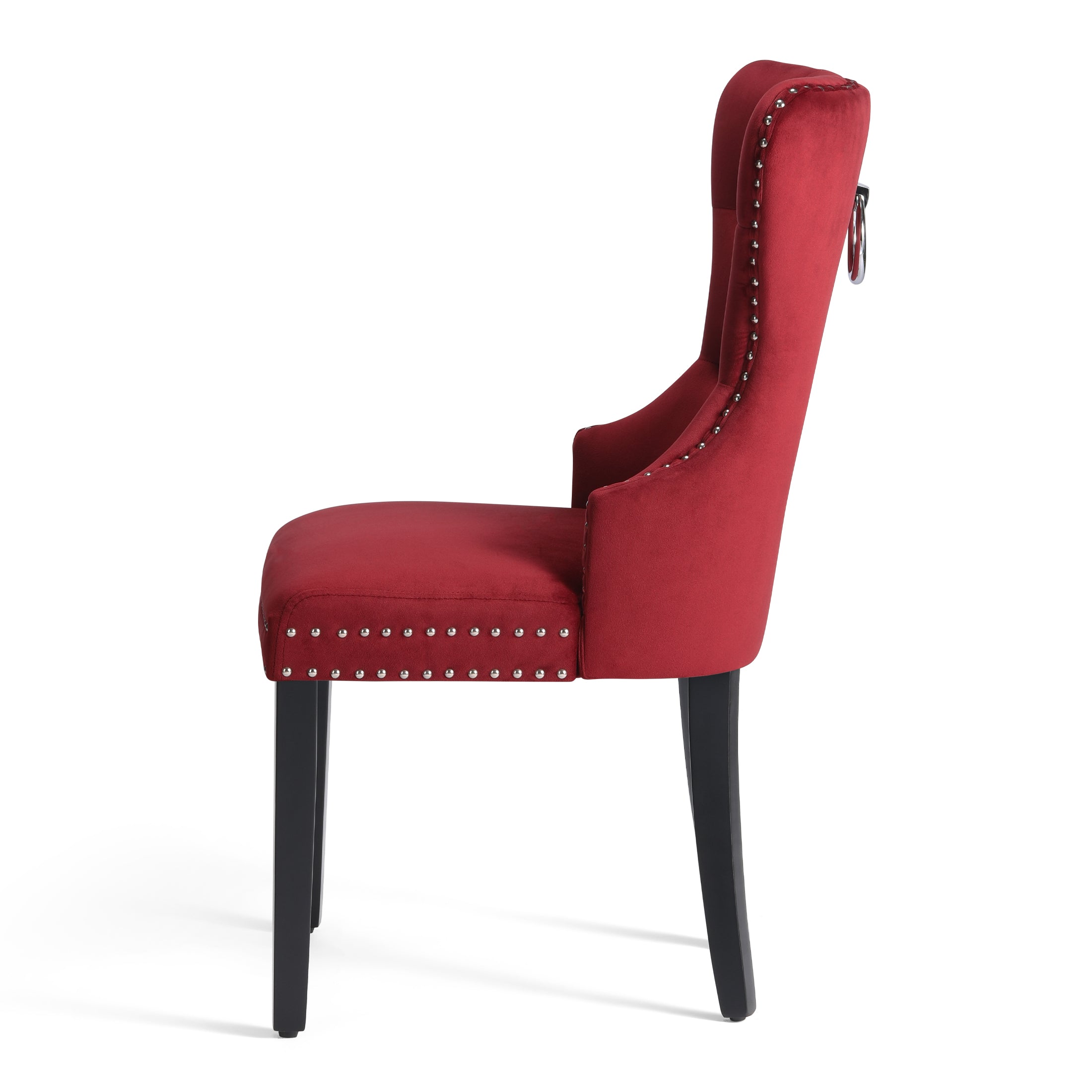 Hank Velvet Upholstered Tufted Dining Chairs (Set of 6)