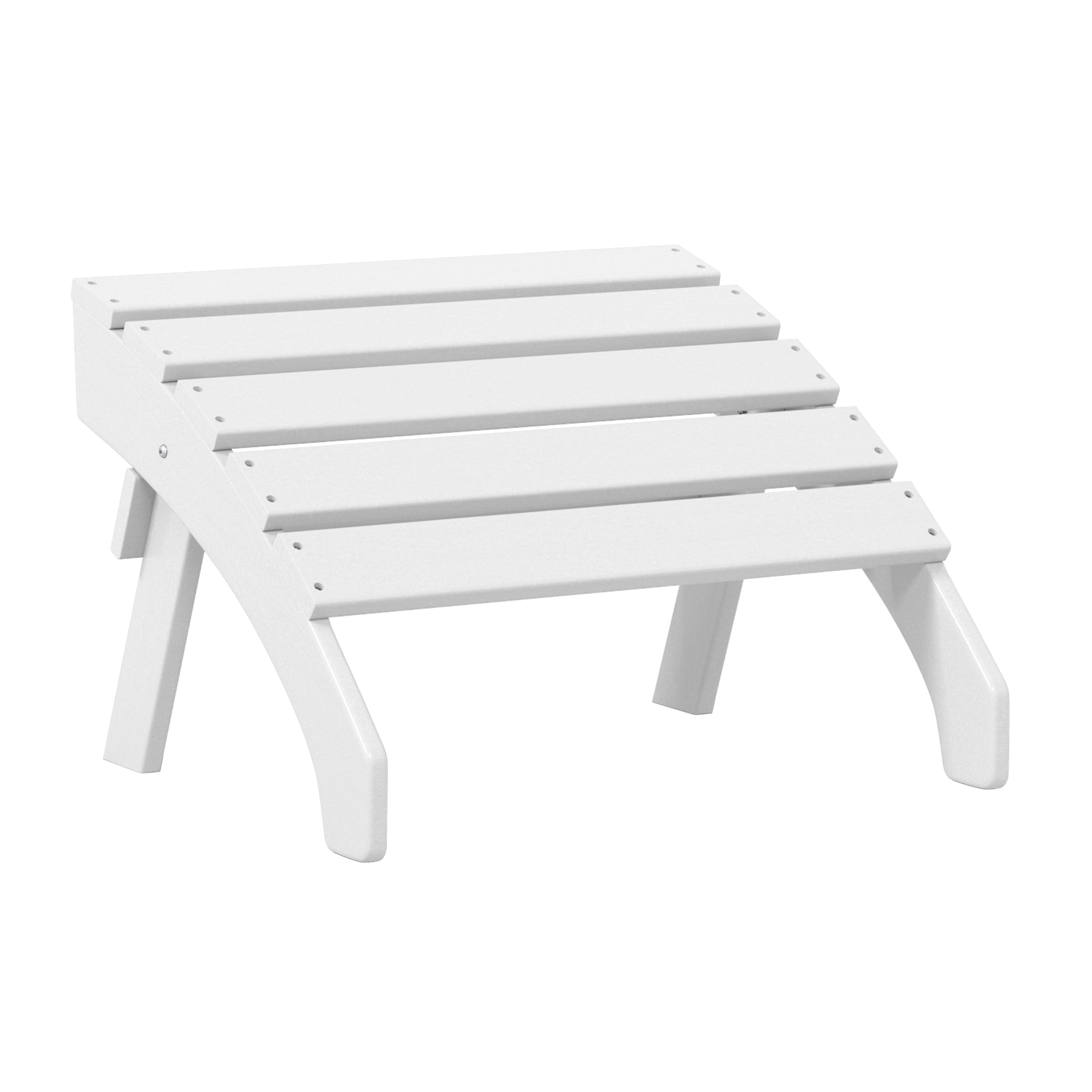 Portside Outdoor Adirondack Chair With Ottoman And Side Table 5-Piece Set