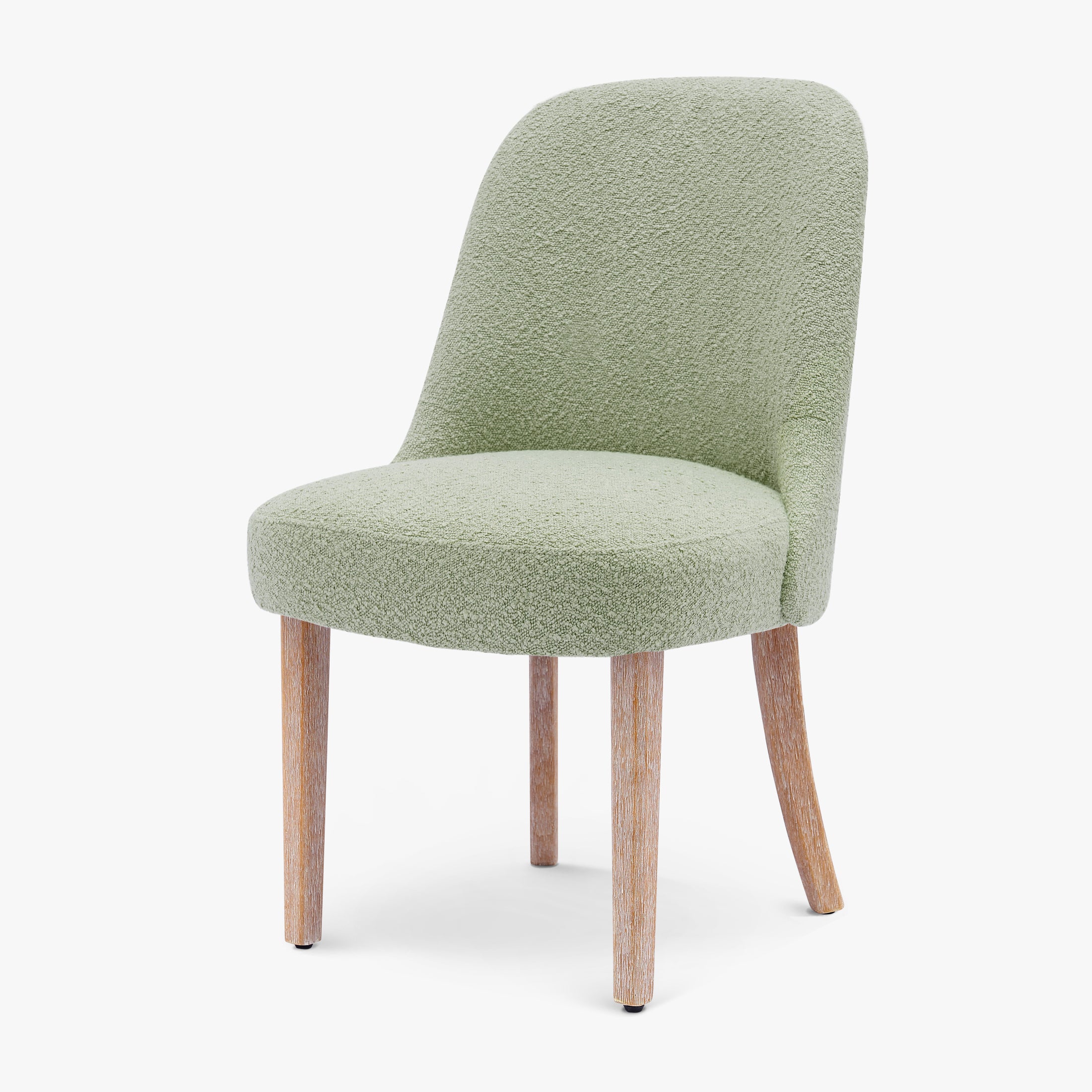 Amélie Mid-Century Modern Upholstered Boucle Dining Chair