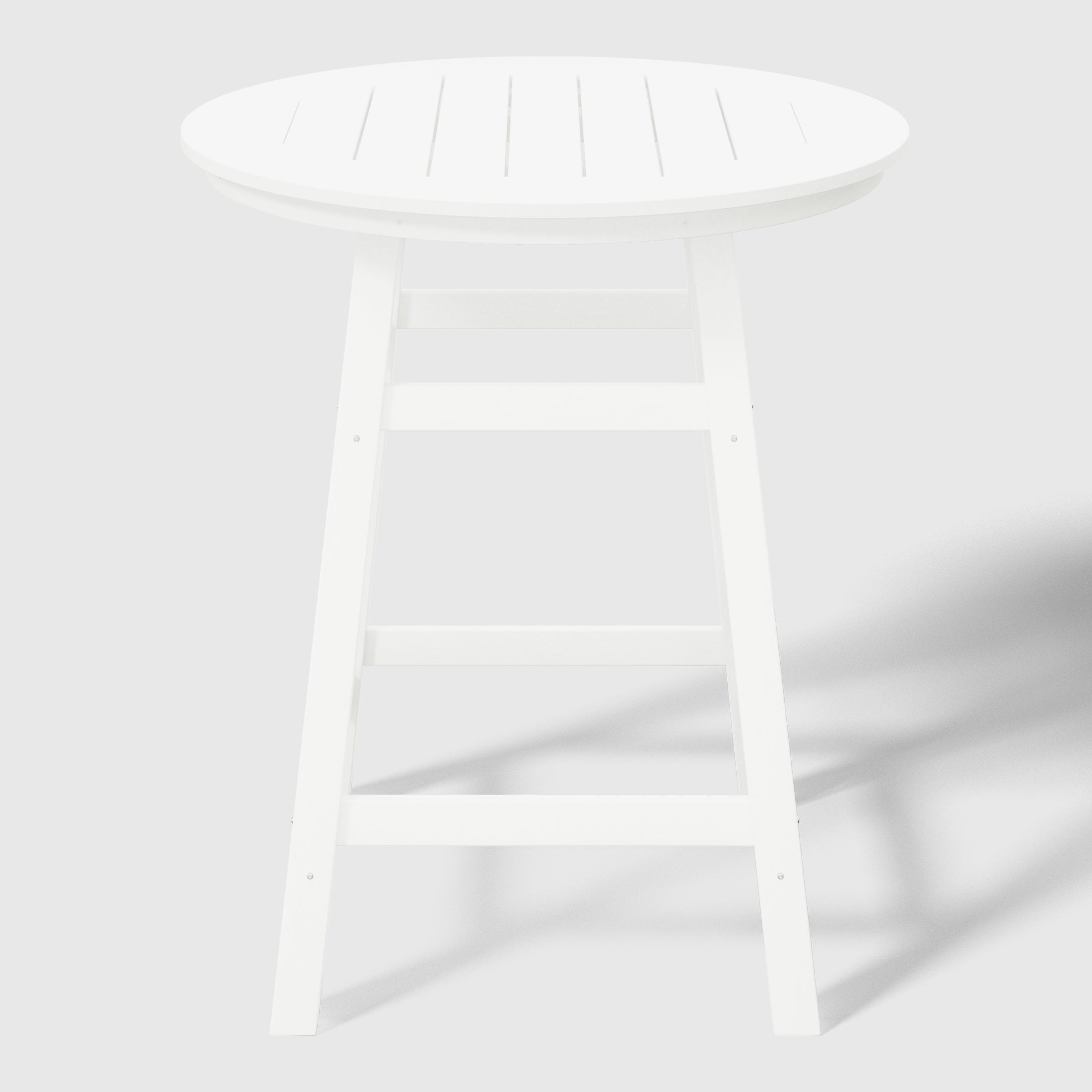 Paradise Outdoor 35" HDPE Round Patio Counter Height Bar Table