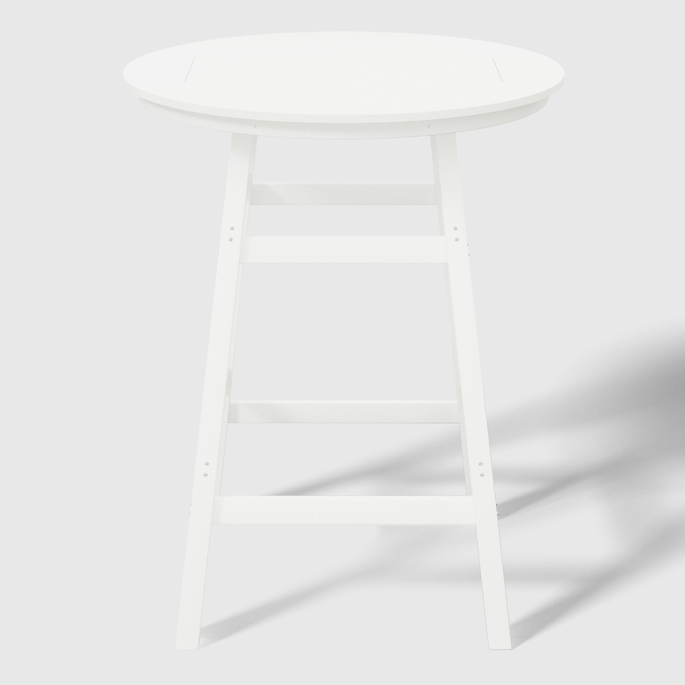 Paradise Outdoor 35" HDPE Round Patio Bar Height Table