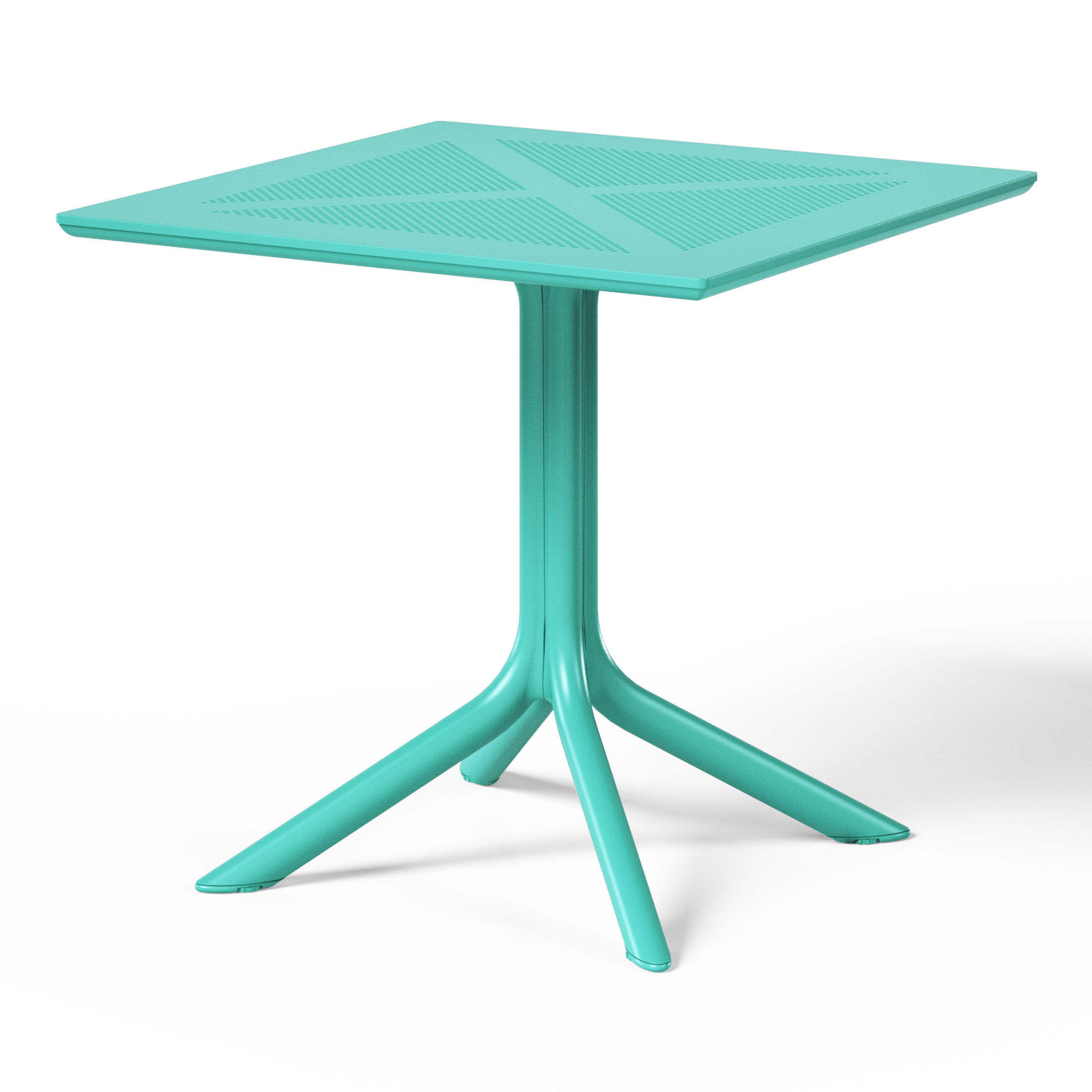 Sunshine Modern 5-Piece Resin Patio Dining Table Set with Stackable Patio Dining Chairs