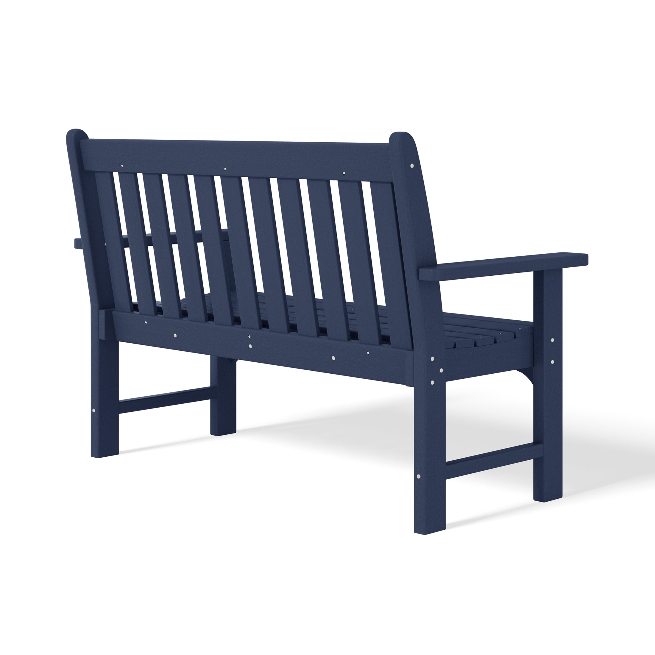 Paradise Outdoor 2-Person All-Weather HDPE Front Porch Garden Bench