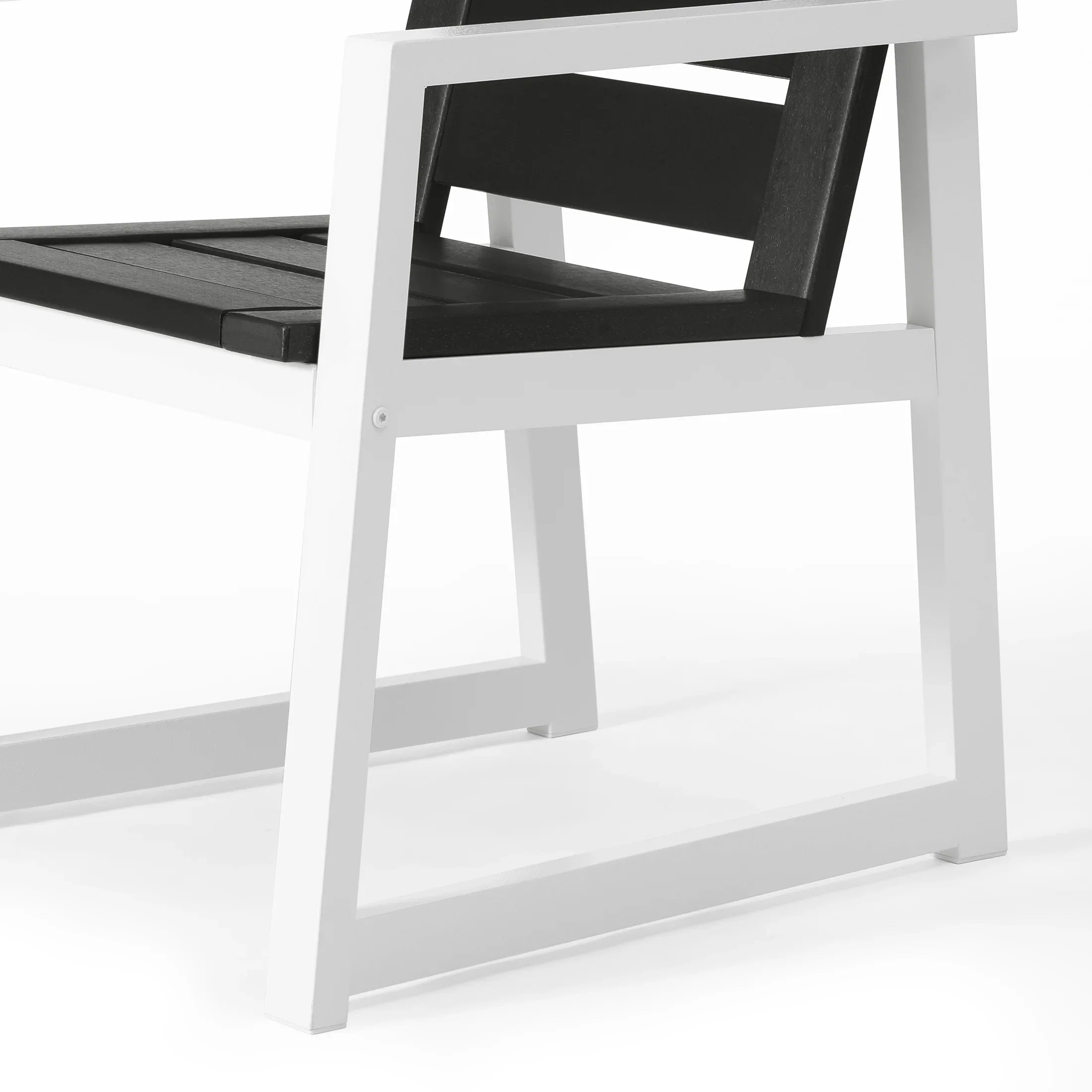 Stinson HDPE Outdoor Patio Dining Arm Chair