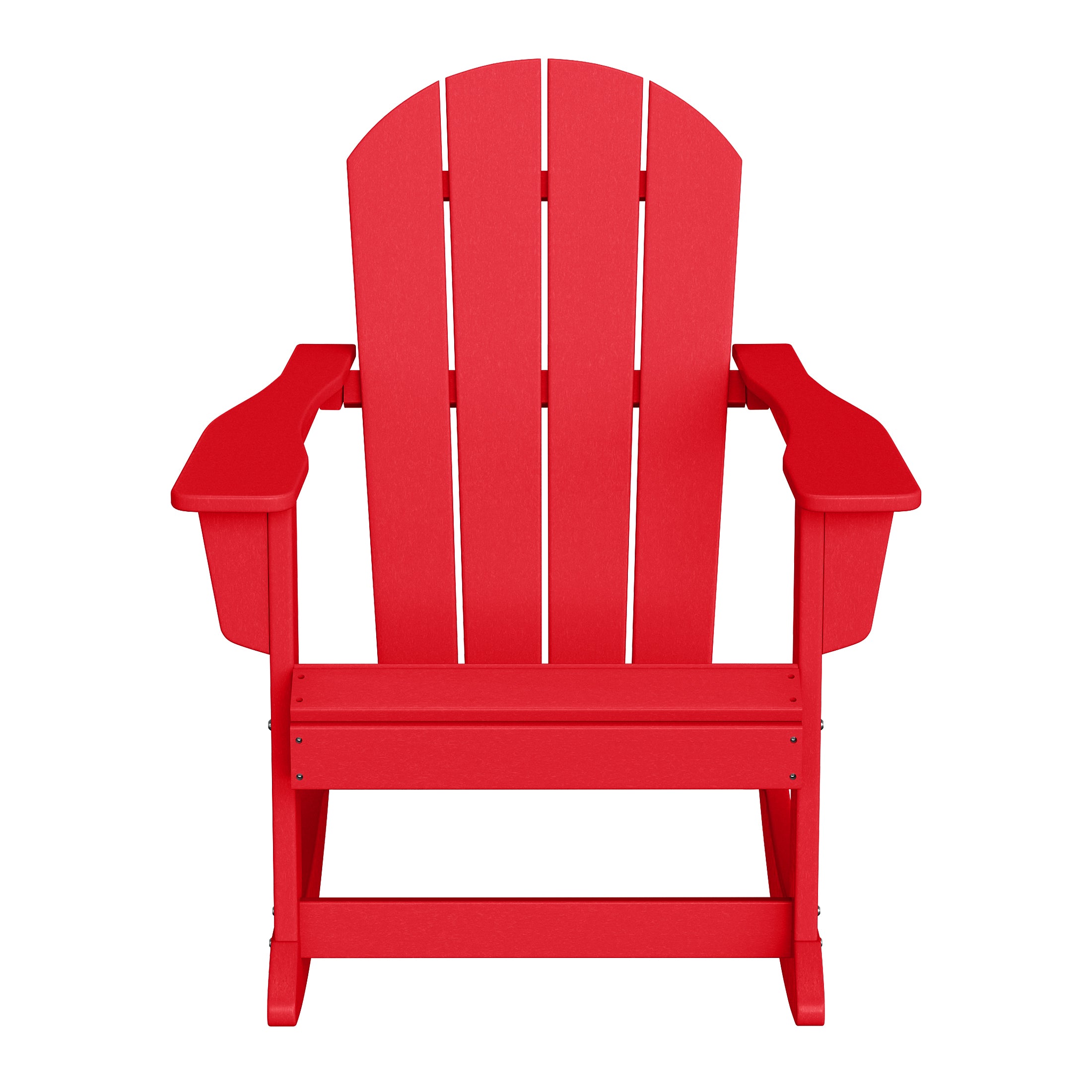 Paradise 3-Piece set Outdoor / Patio Poly Adirondack rocking chairs with a side table ( 2 seater )