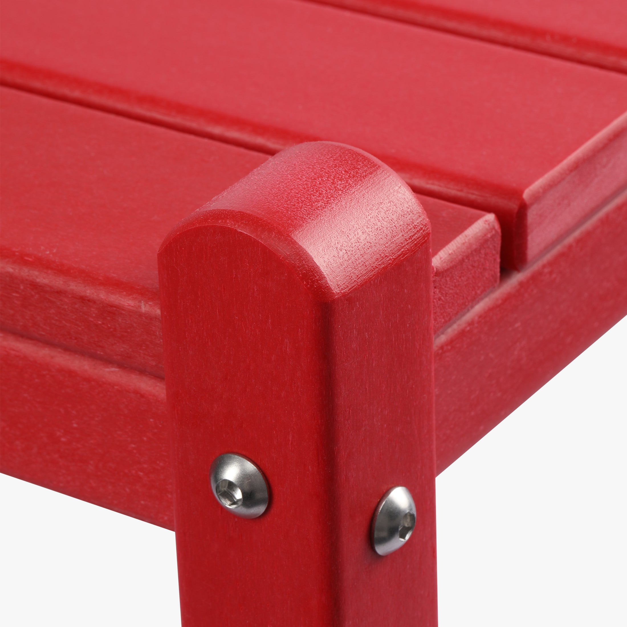 Paradise 36" Outdoor Adirondack HDPE 2-Tier Patio Side Table