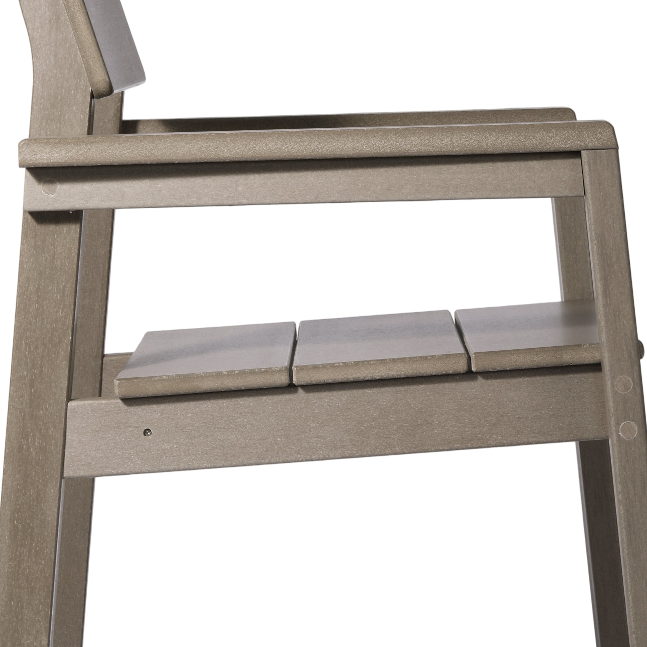 Cambria Modern HDPE Outdoor Patio Dining Arm Chairs (Set of 2)