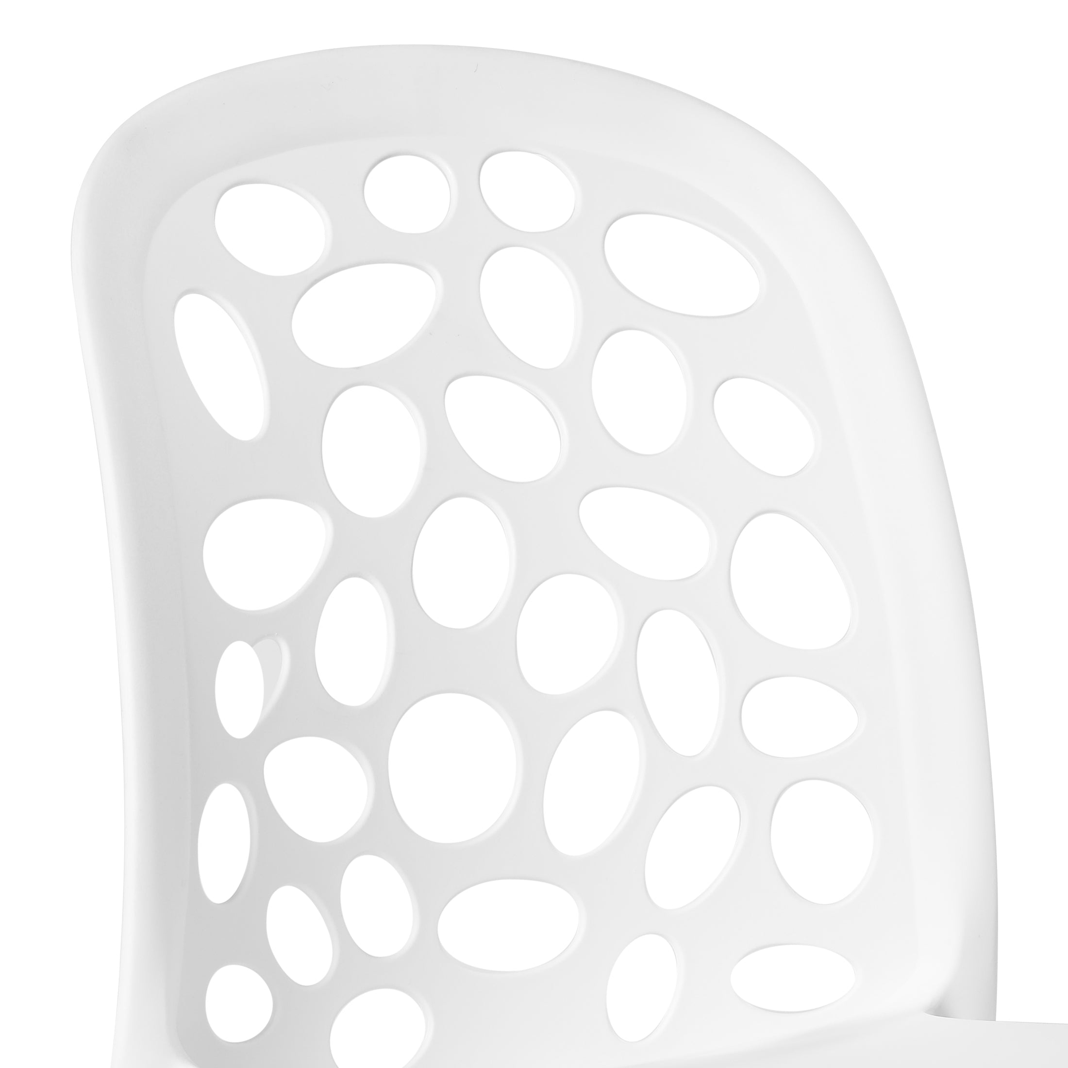 Sunshine Outdoor Modern Stackable Patio Dining Chairs (Set of 2)