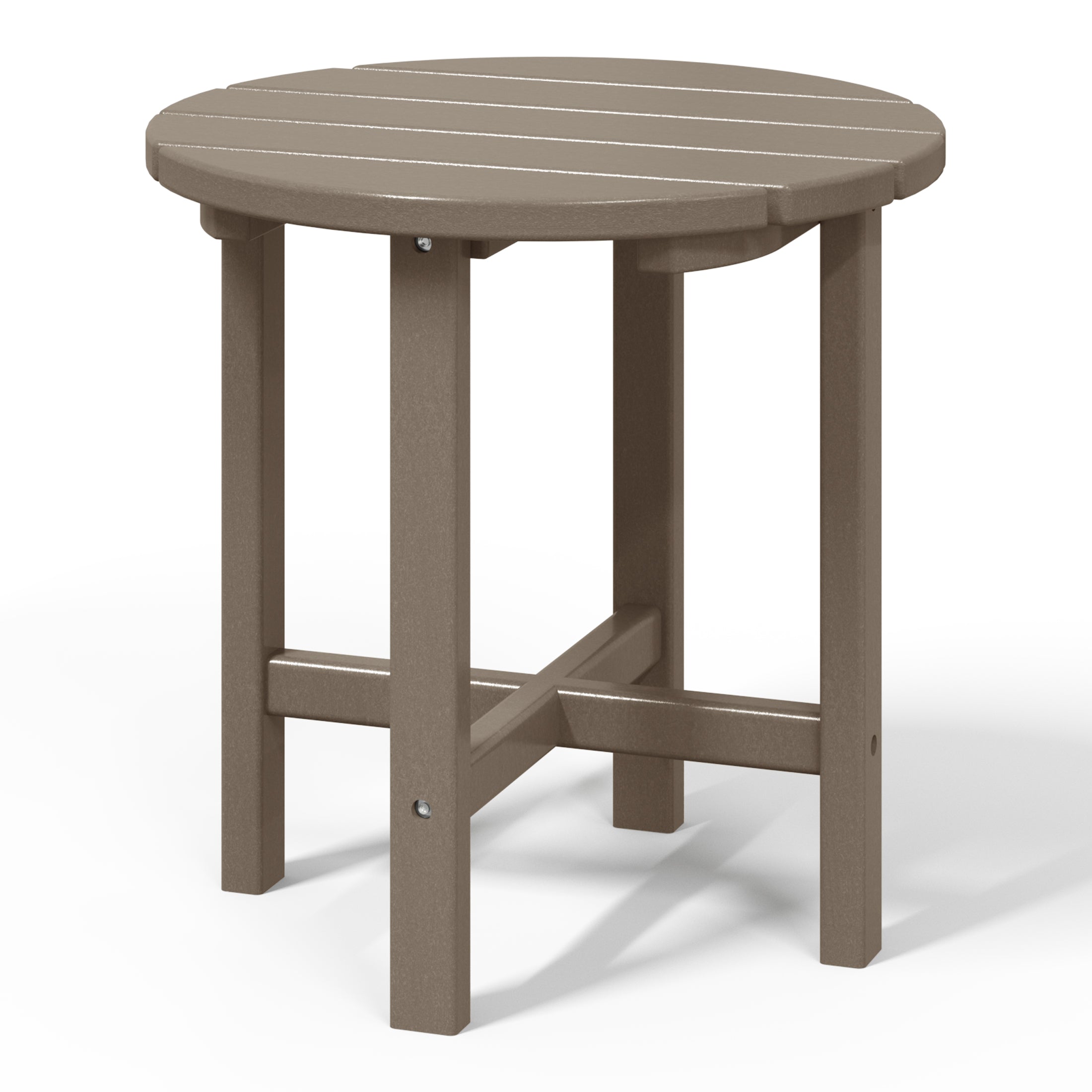 Portside Adirondack Round Outdoor Side Table
