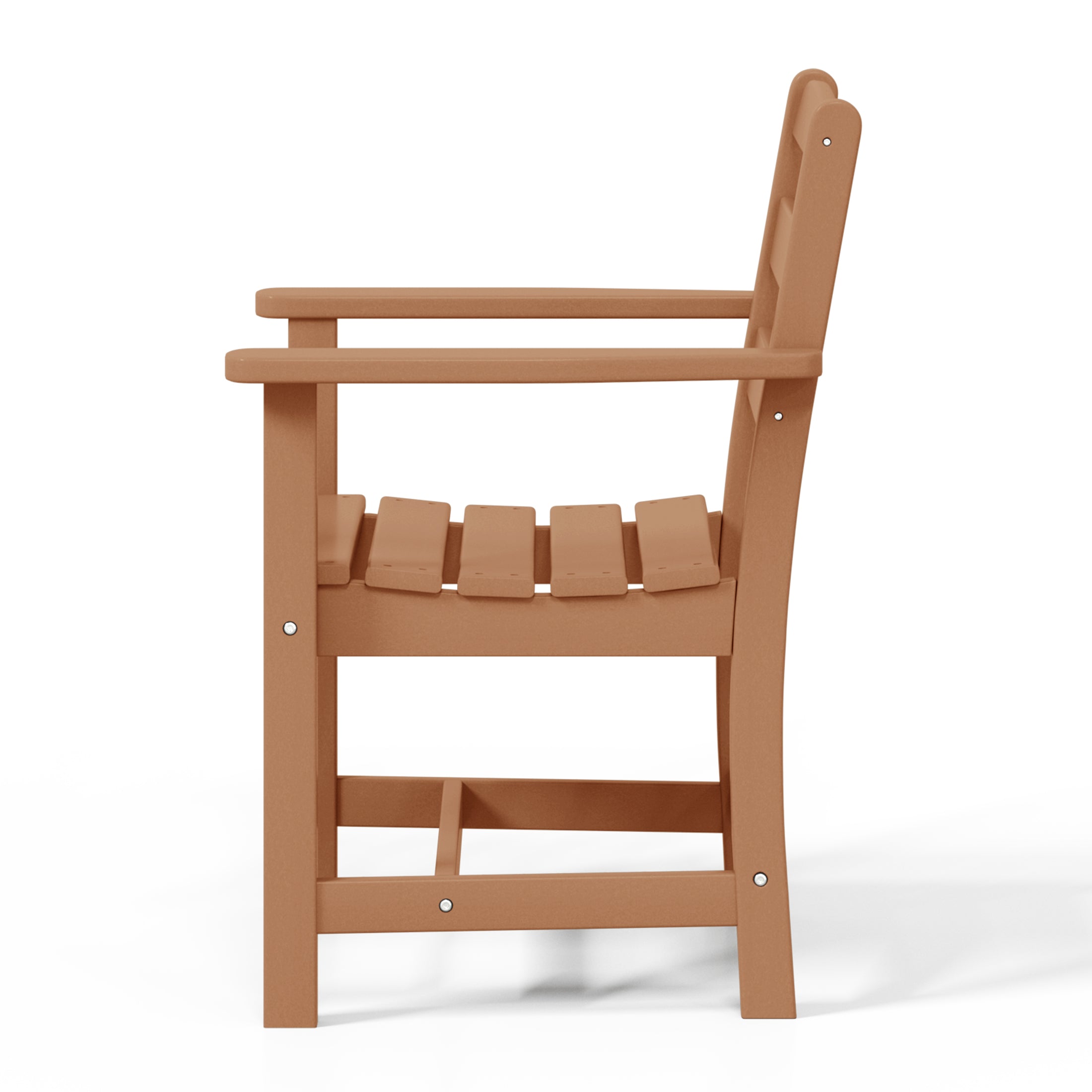Palms Outdoor HDPE Patio Classic Dining Arm Chair