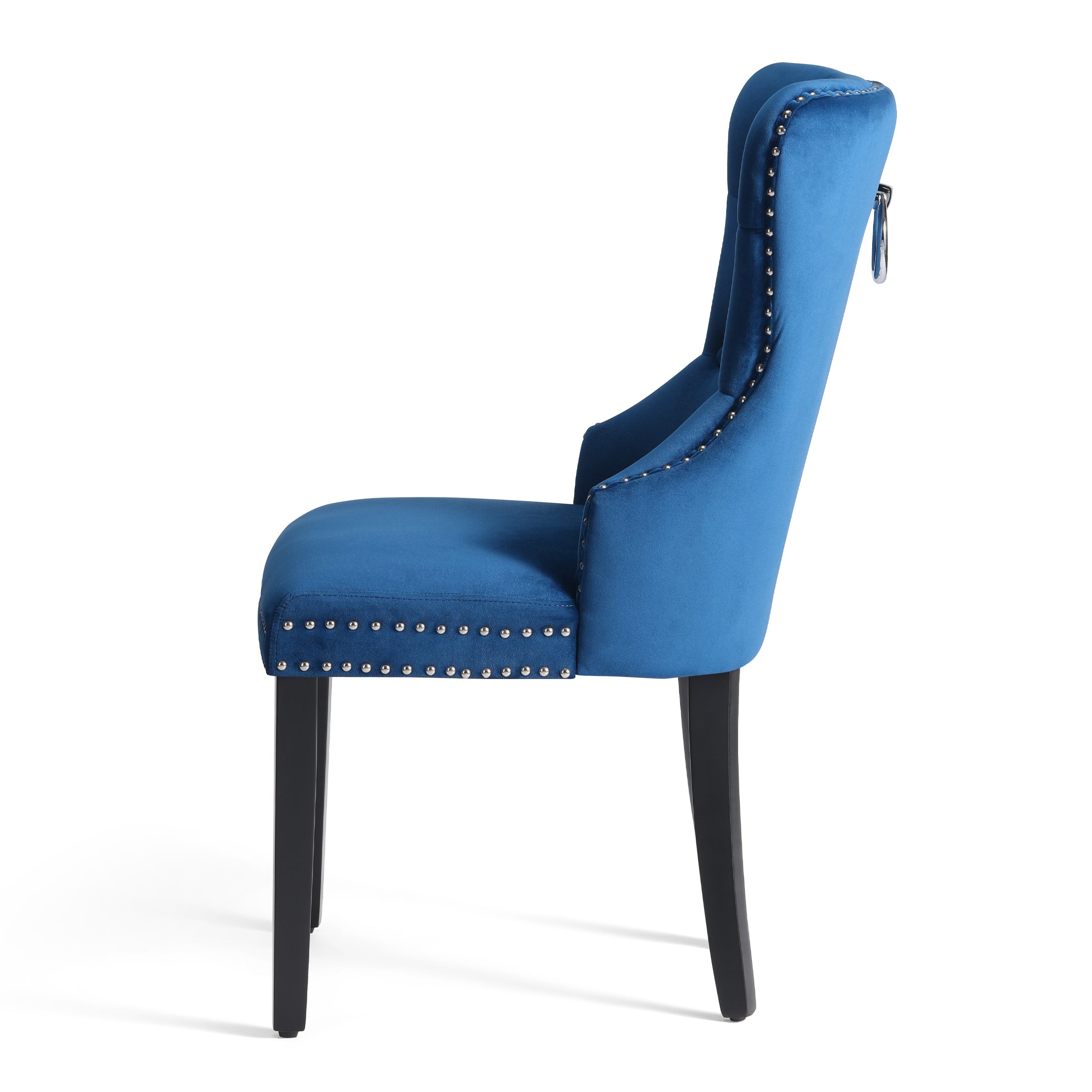 Hank Velvet Upholstered Tufted Dining Chairs (Set of 6)