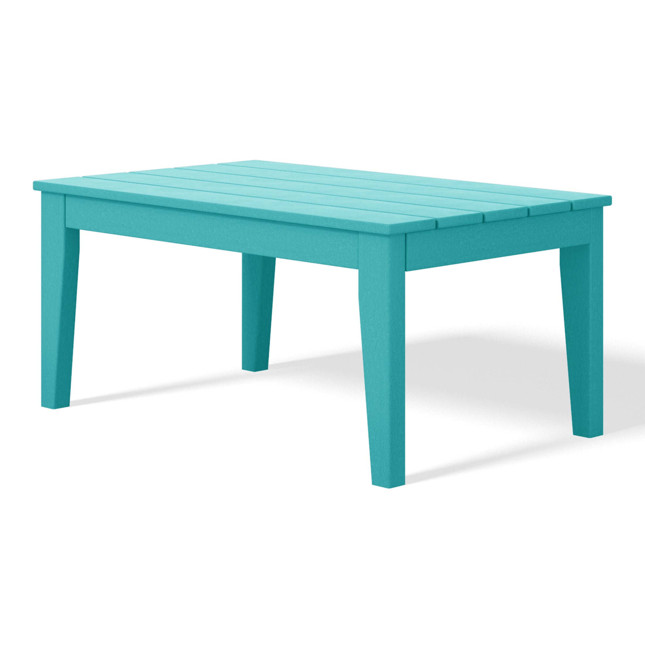 Paradise Low Outdoor HDPE Patio Rectangle Coffee Table