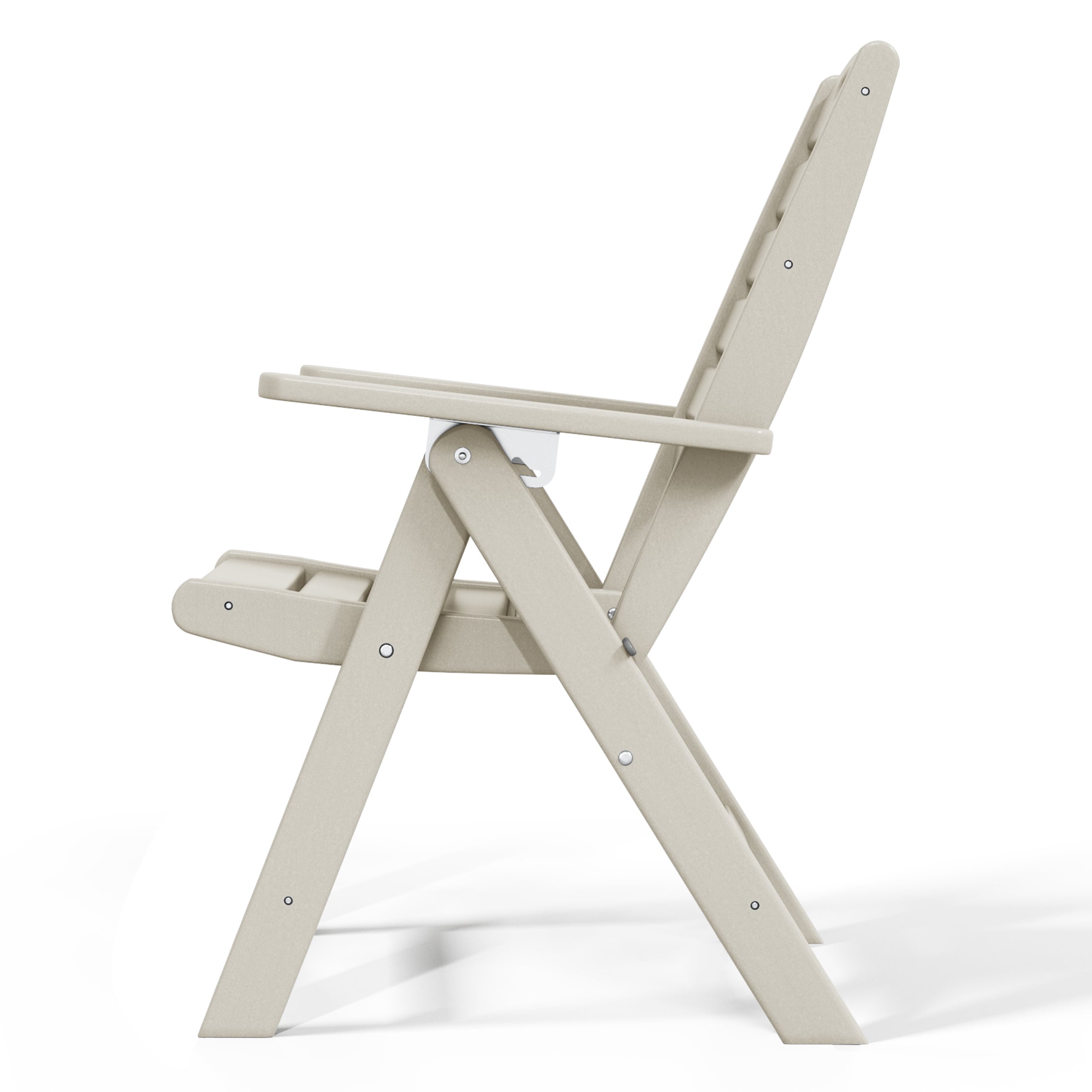 Paradise HDPE Adjustable Highback Folding Patio Dining Chair