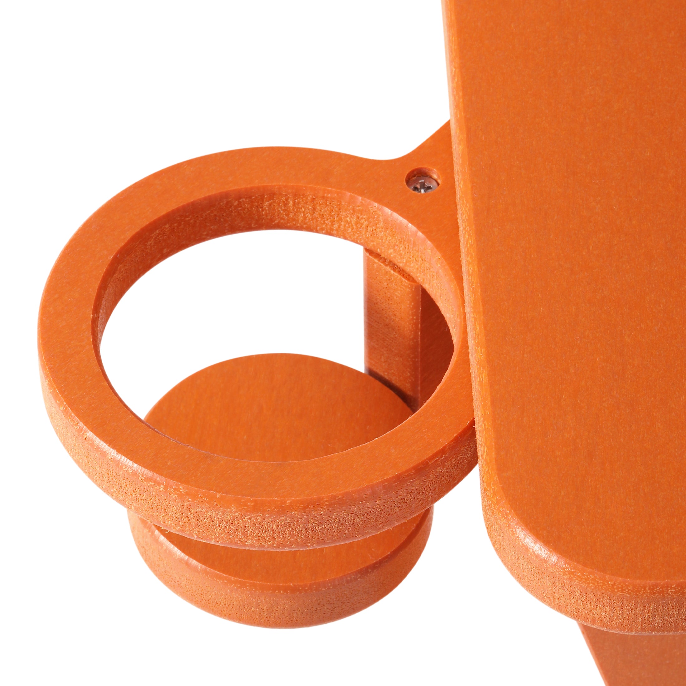 Lakeview 3-Piece Outdoor Patio HDPE Adirondack Chair With Cup Holder and Table Set