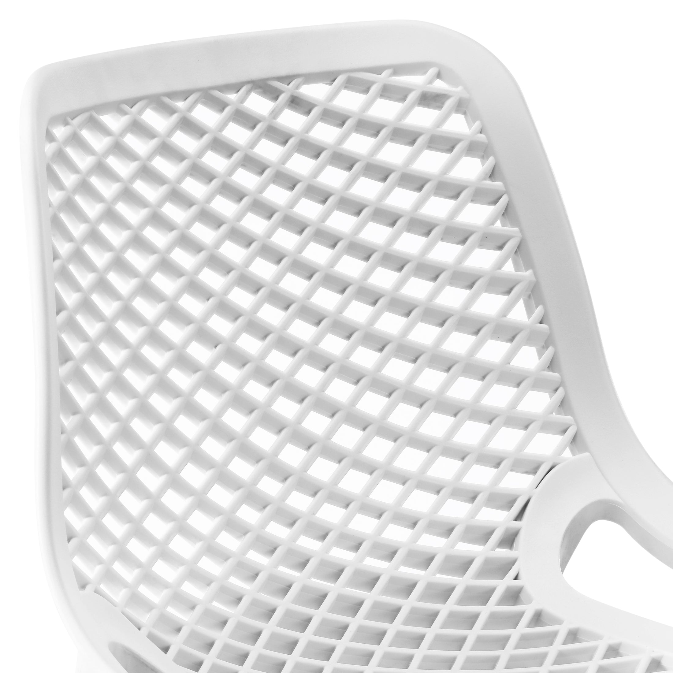 Sunshine 41.75" Outdoor Modern Polypropylene Plastic Patio Bar Height Stools (Set of 2)