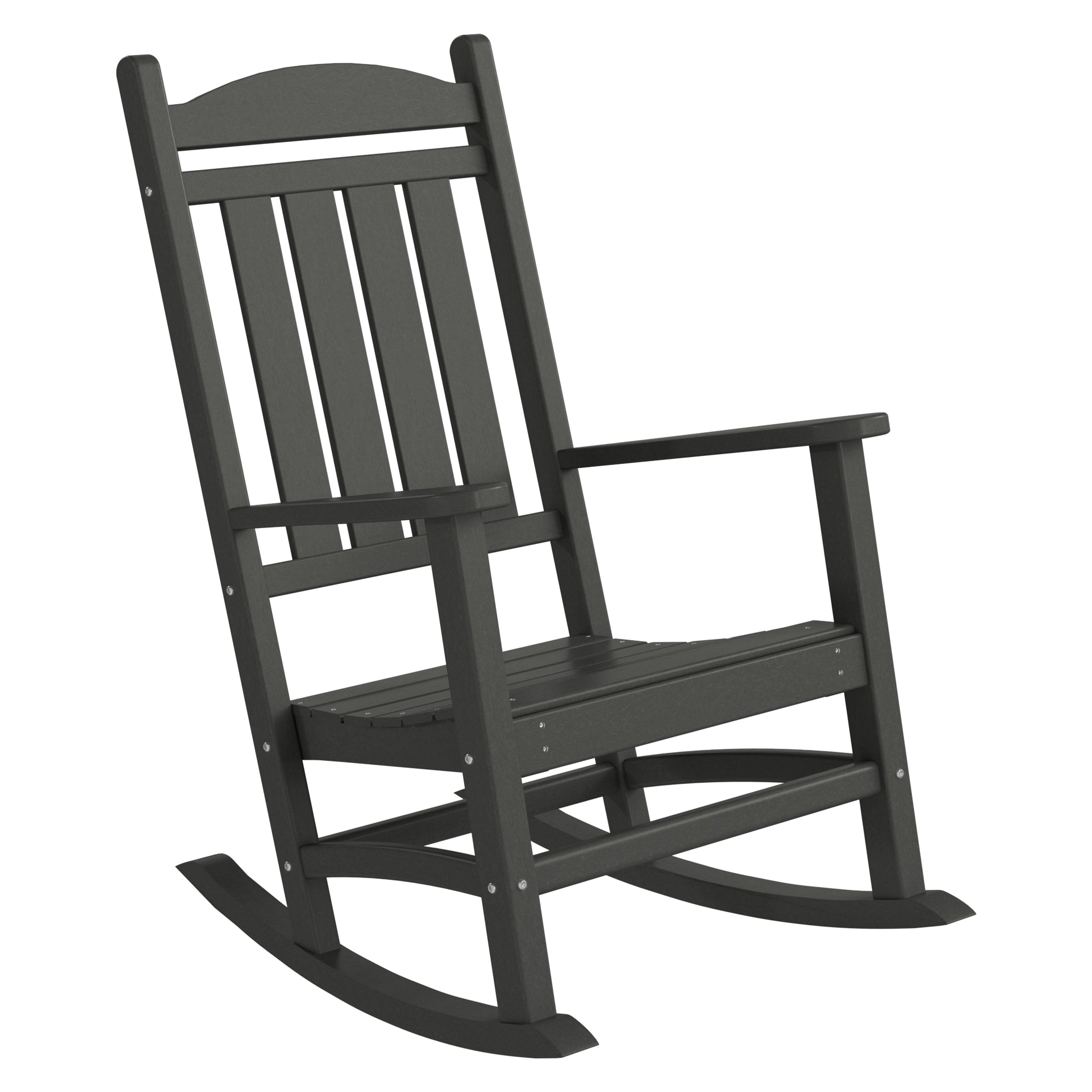 Paradise 5-Piece HDPE Outdoor Patio Furniture Couch and Rocking Chair Set
