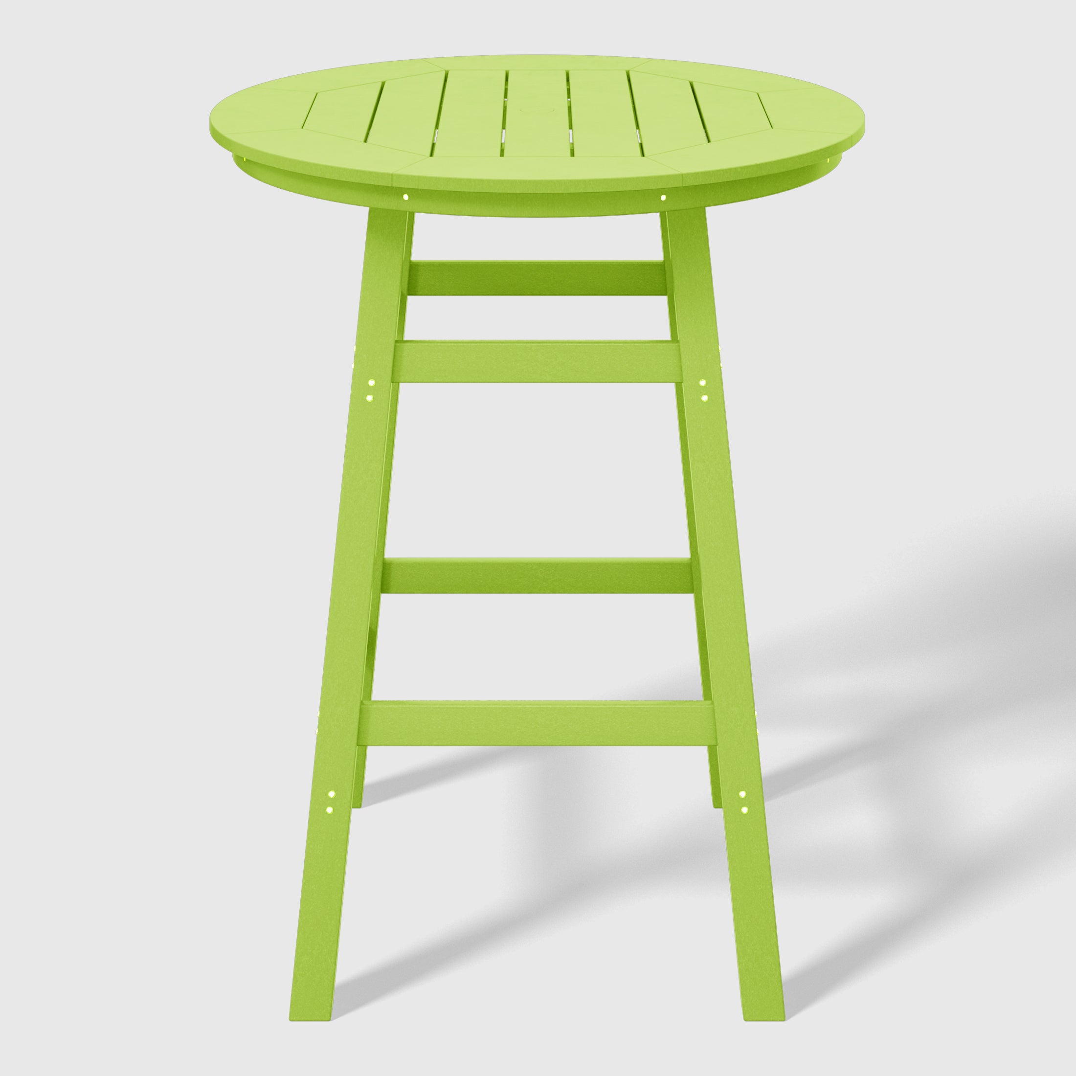 Paradise Outdoor 35" HDPE Round Patio Bar Height Table