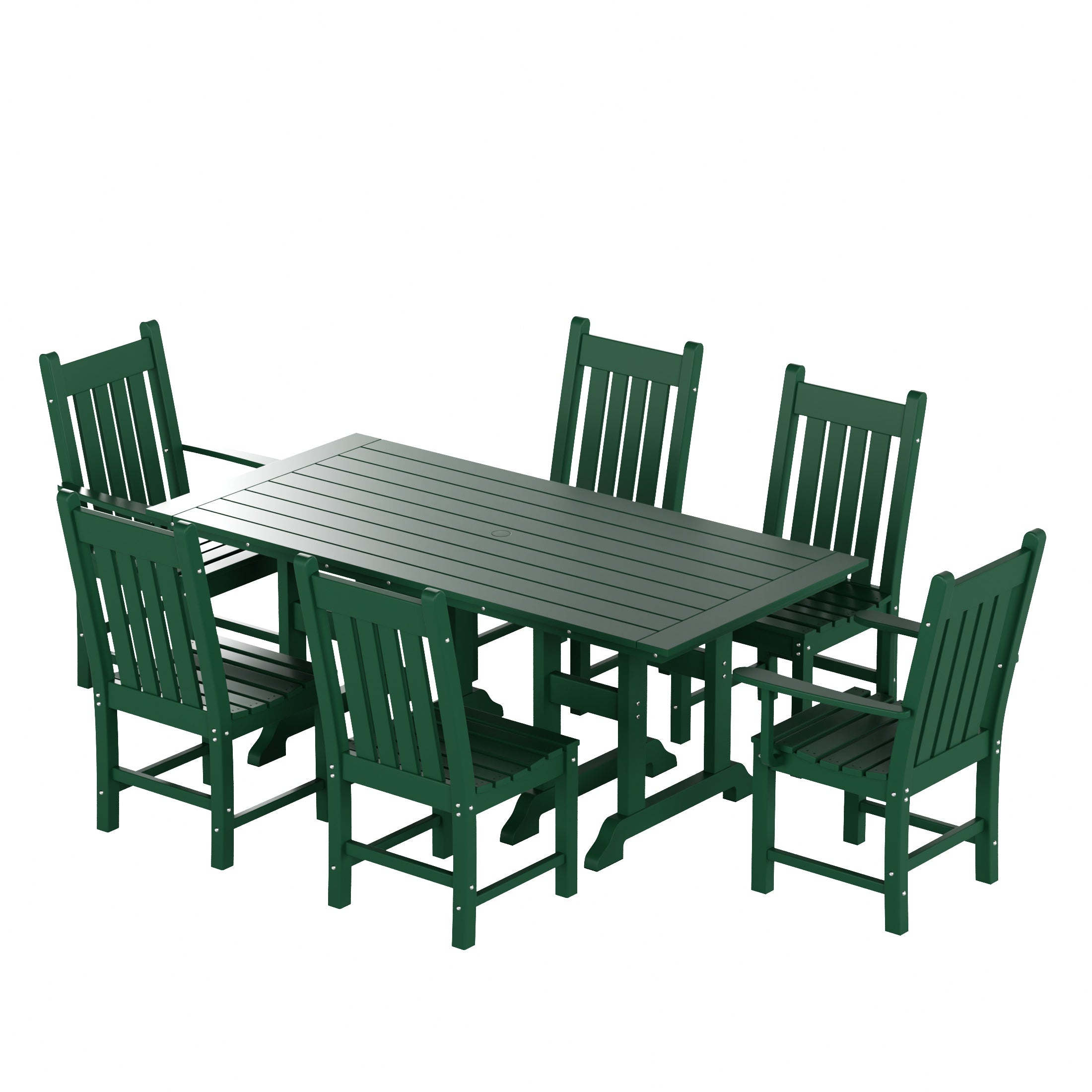 Paradise 7 Piece Outdoor Patio Dining Set Outdoor Table and Chair Set