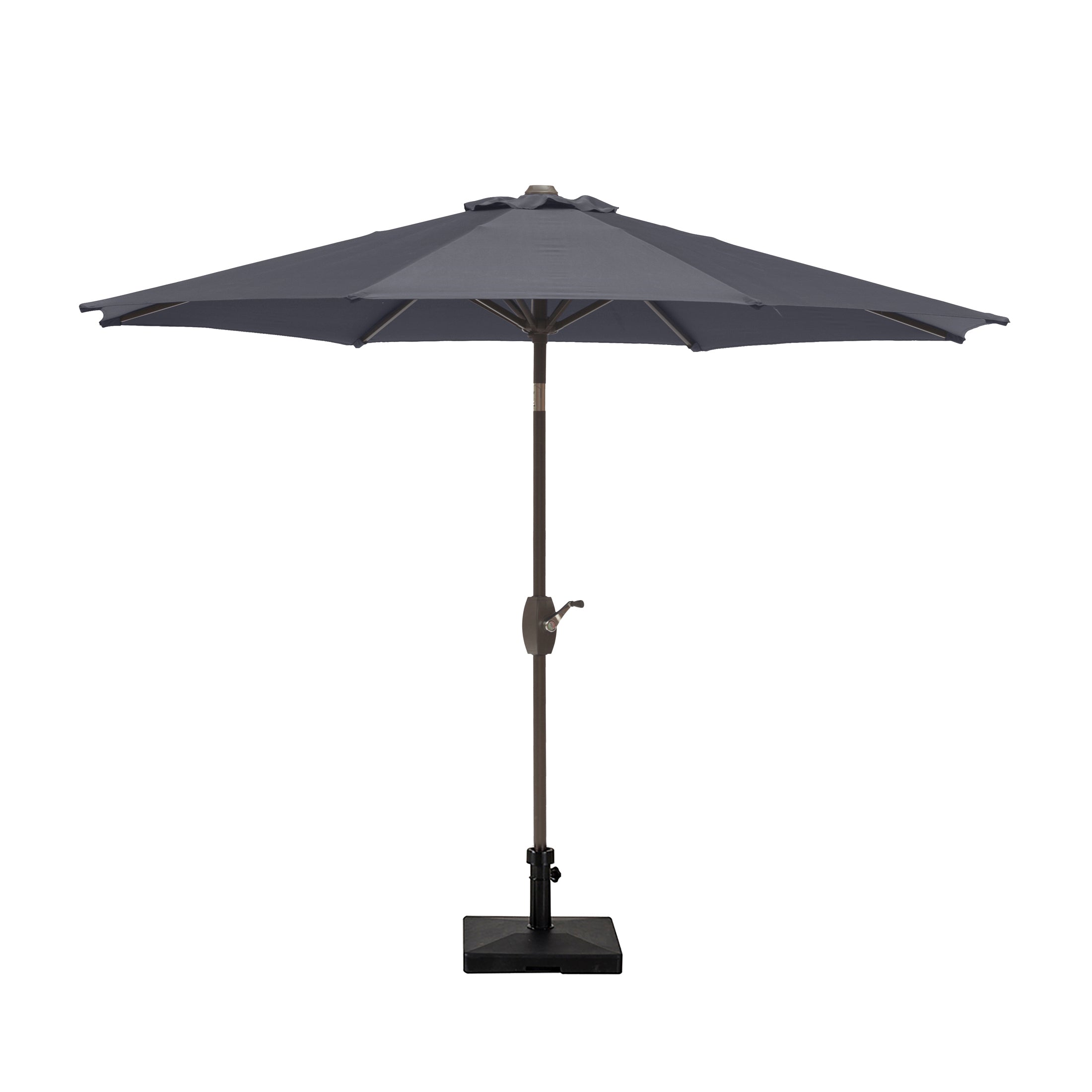 Cabana 9 ft. Patio Table Umbrella with 50 lbs concrete weight base kit