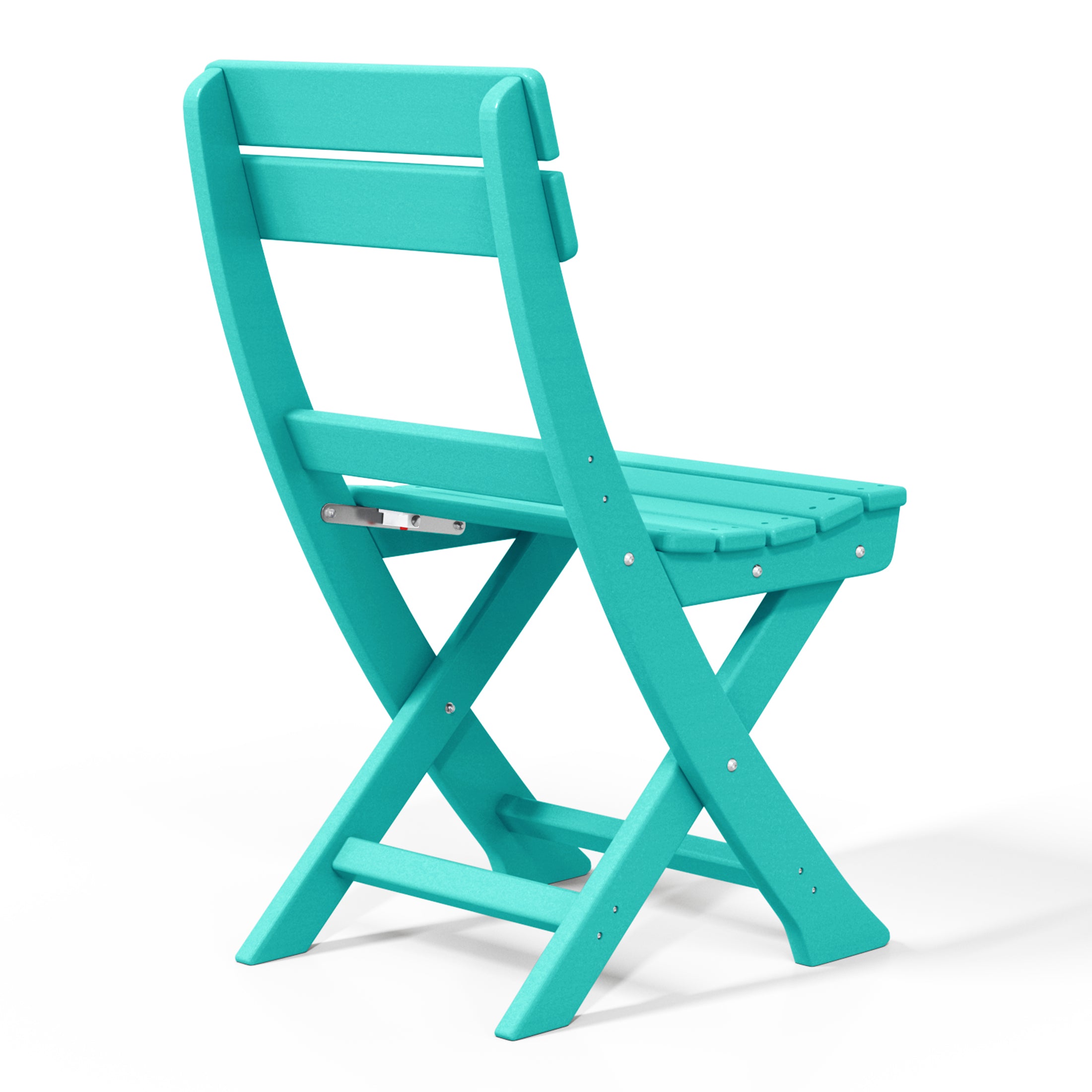 Paradise 3-Piece Outdoor HDPE Folding Patio Bistro Table and Chairs