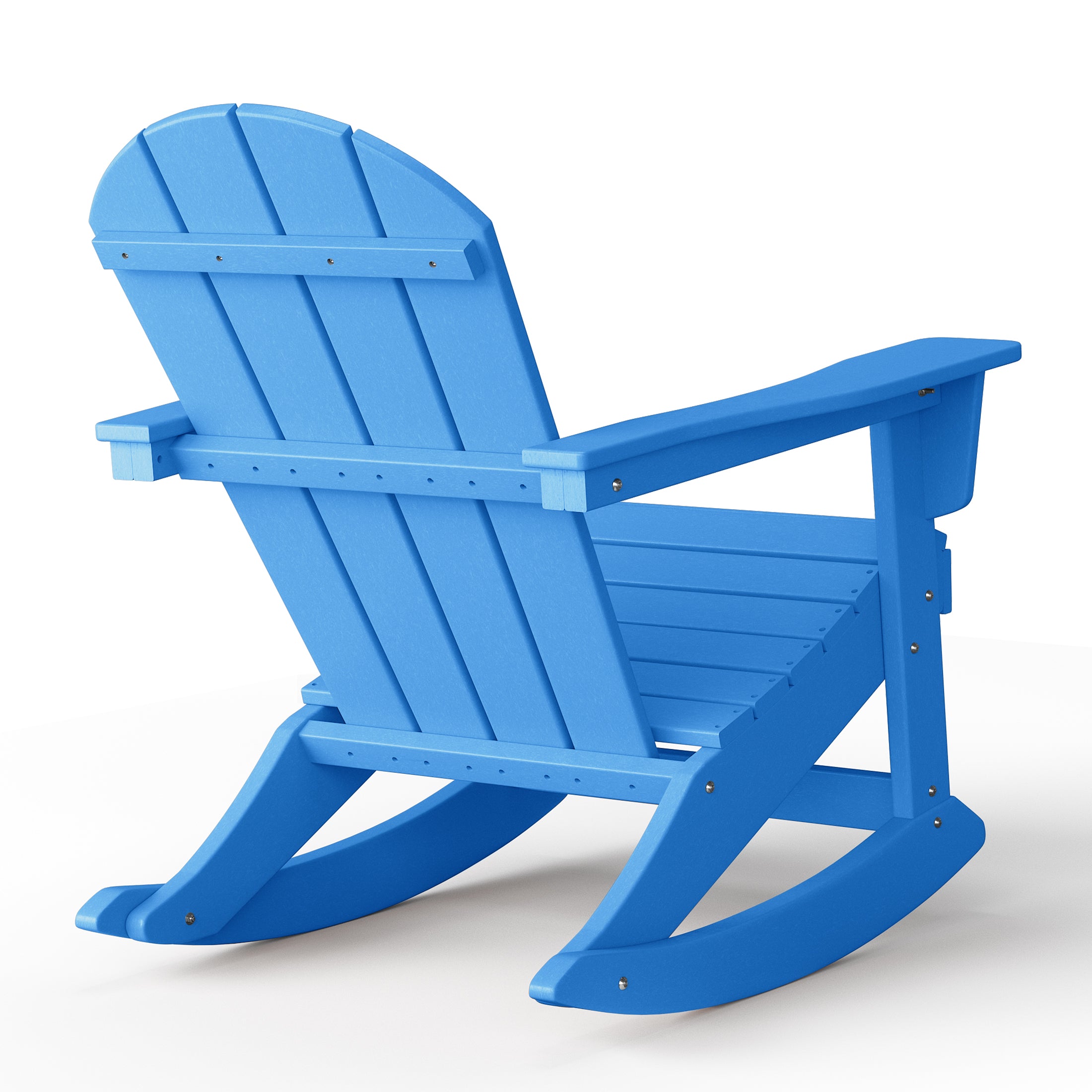 Paradise 2 piece set Outdoor / Patio Poly Adirondack rocking chairs ( 2 seater )