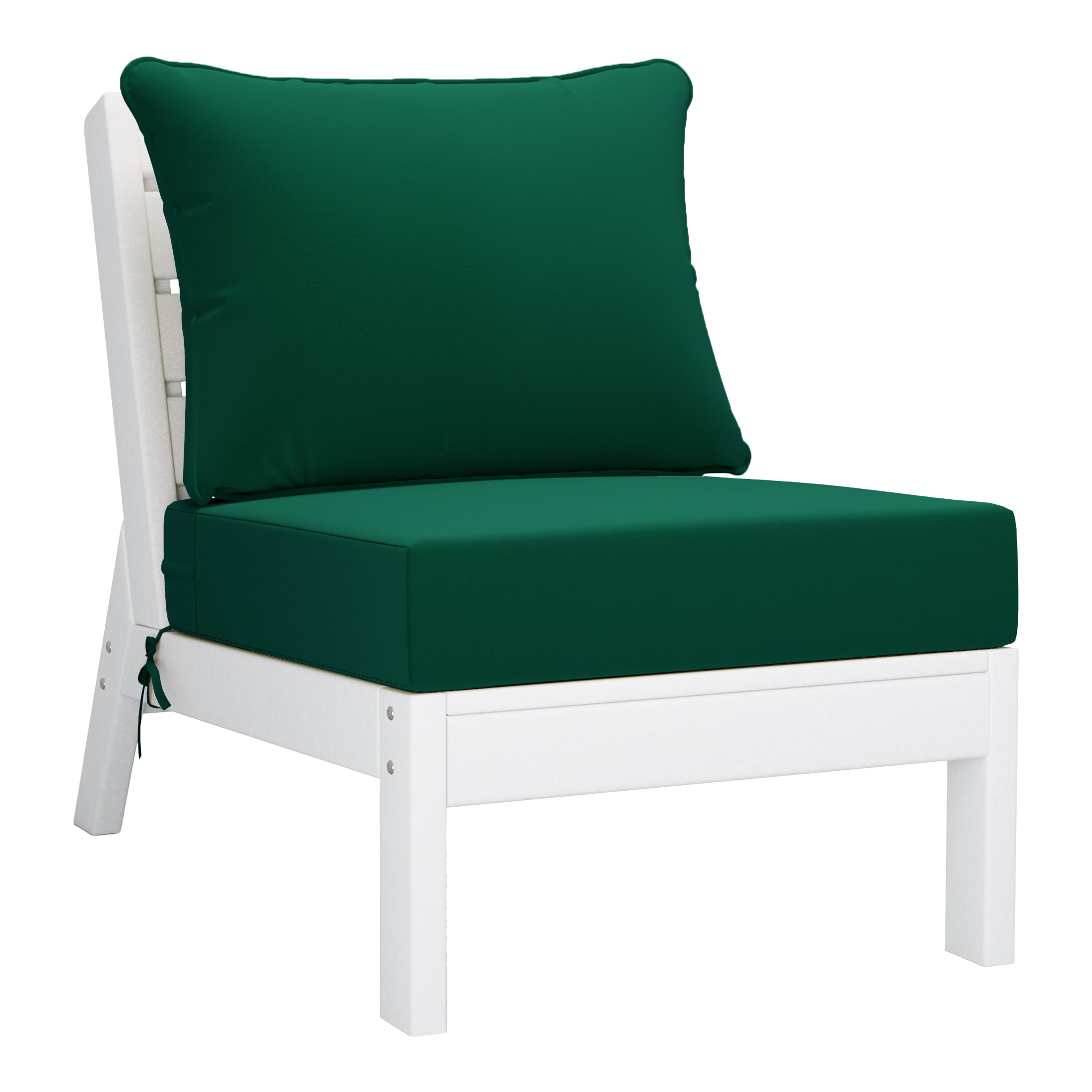 Portsmouth Outdoor Patio HDPE Sectional Sofa with Patio Cushions