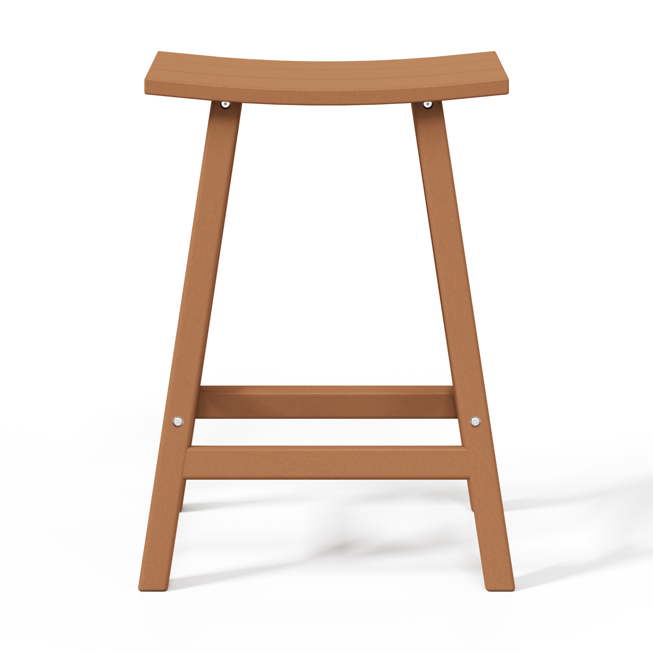 Paradise 2 piece set of 24" height Outdoor / Patio Saddle bar stools