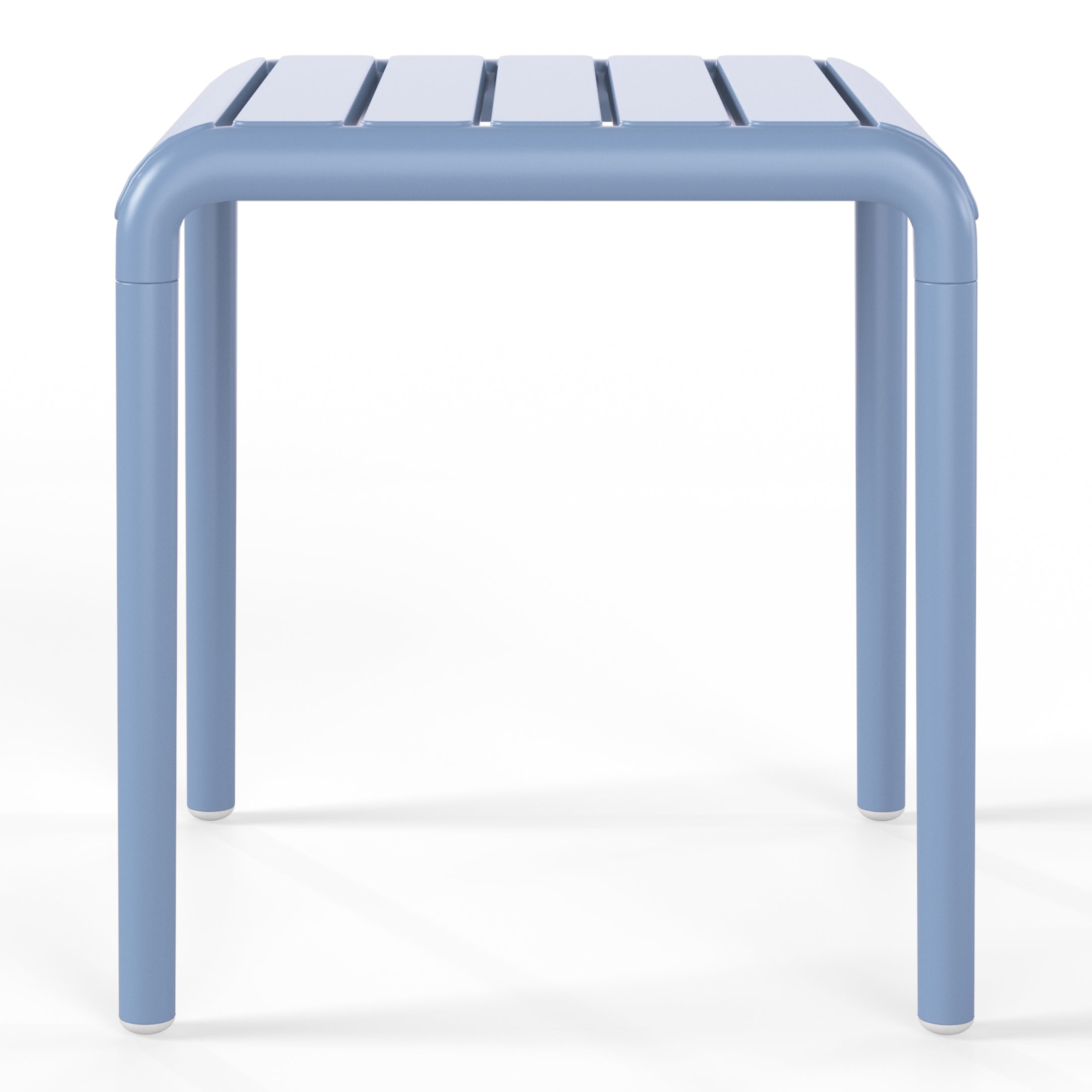 Sunshine Plastic Modern Outdoor Patio Accent Side Tables (Set of 2)