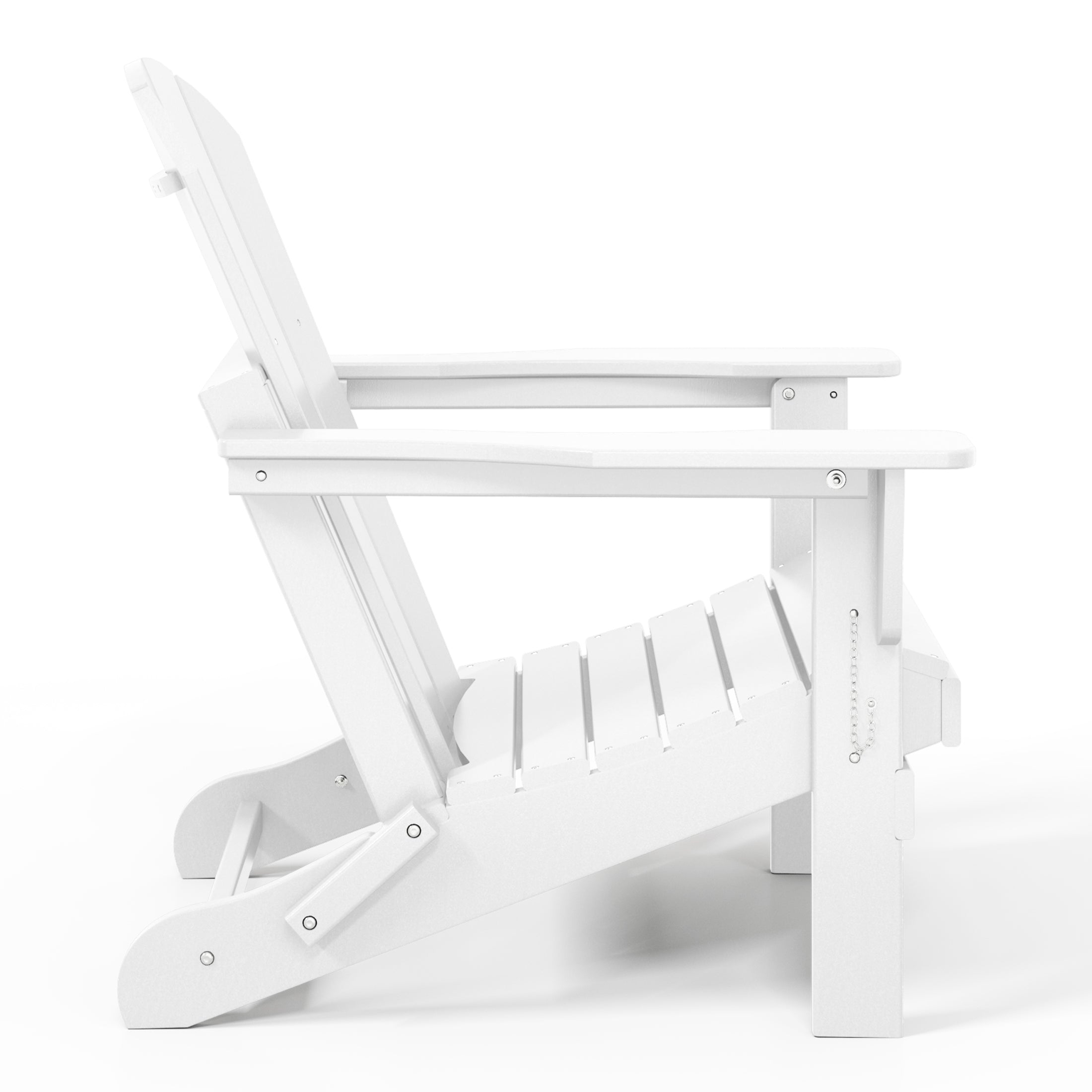 Paradise Outdoor Folding Poly Adirondack Chair (Set of 8)