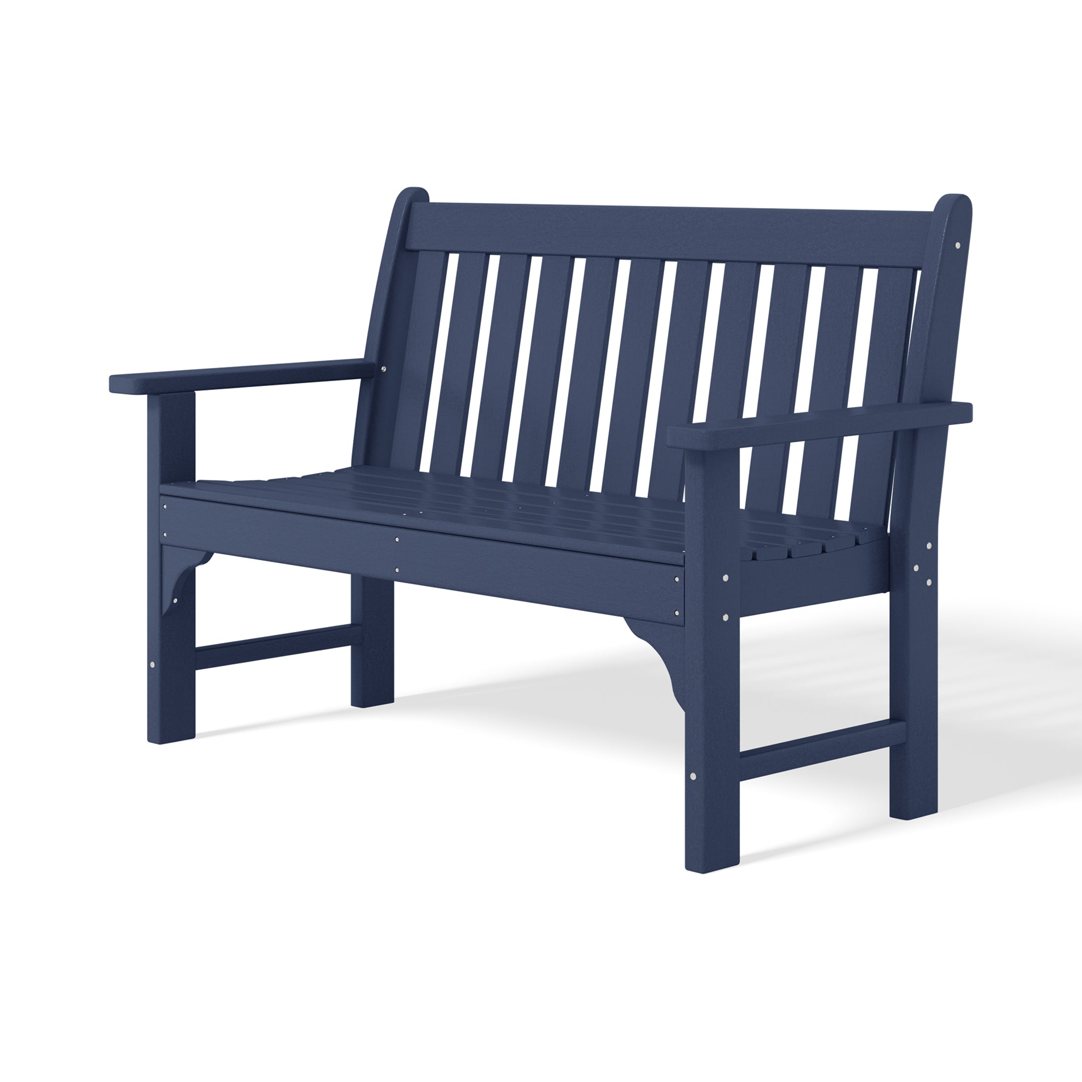 Paradise Outdoor 2-Person All-Weather HDPE Front Porch Garden Bench