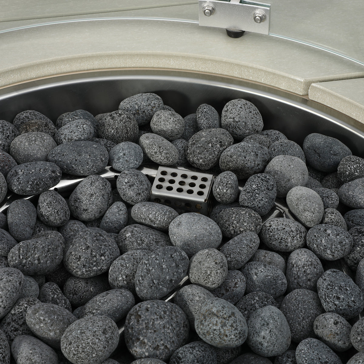 Sol 42" Modern Outdoor Patio Propane Square Fire Pit Table