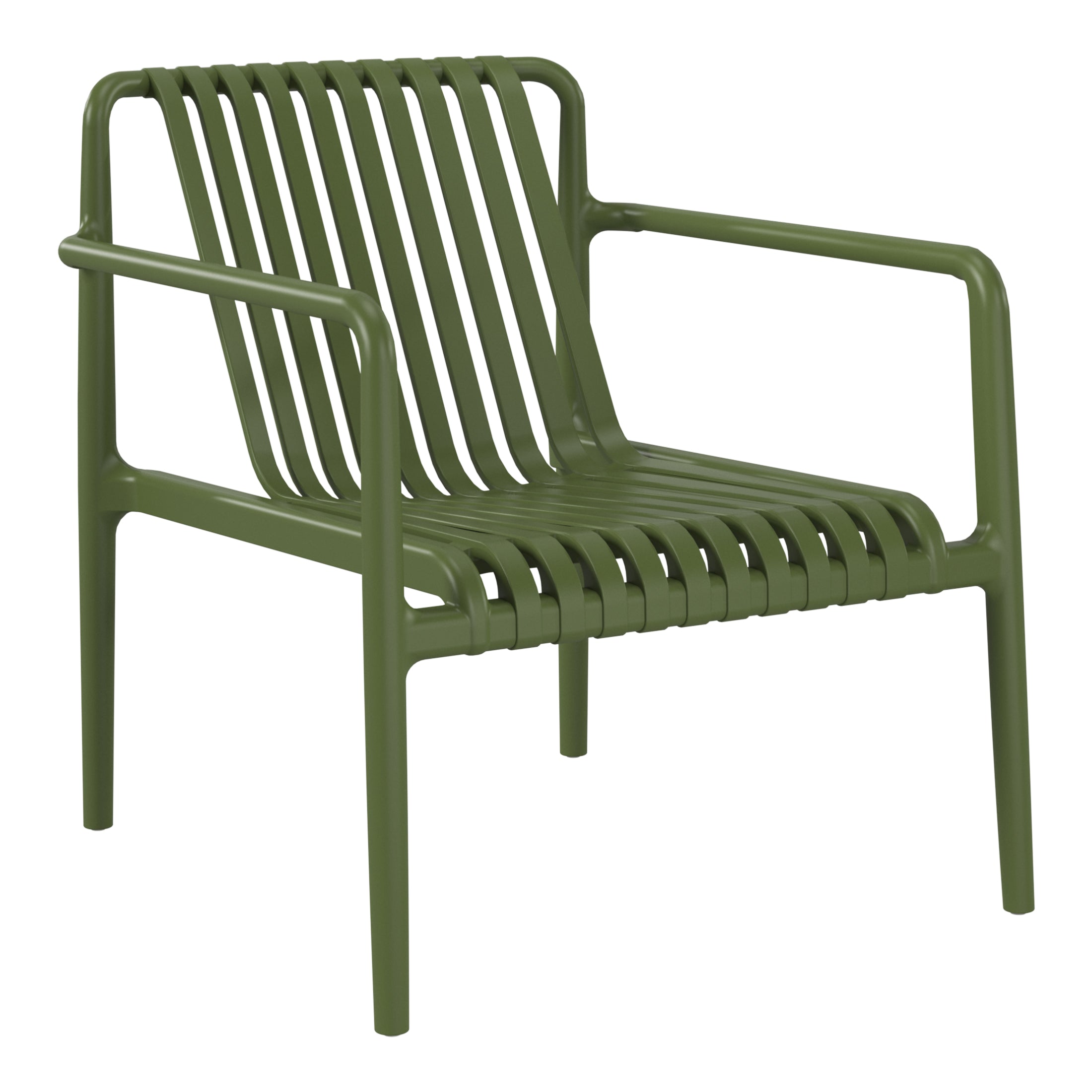 Sunshine Outdoor Modern Stackable Plastic Patio Club Armchairs (Set of 2)