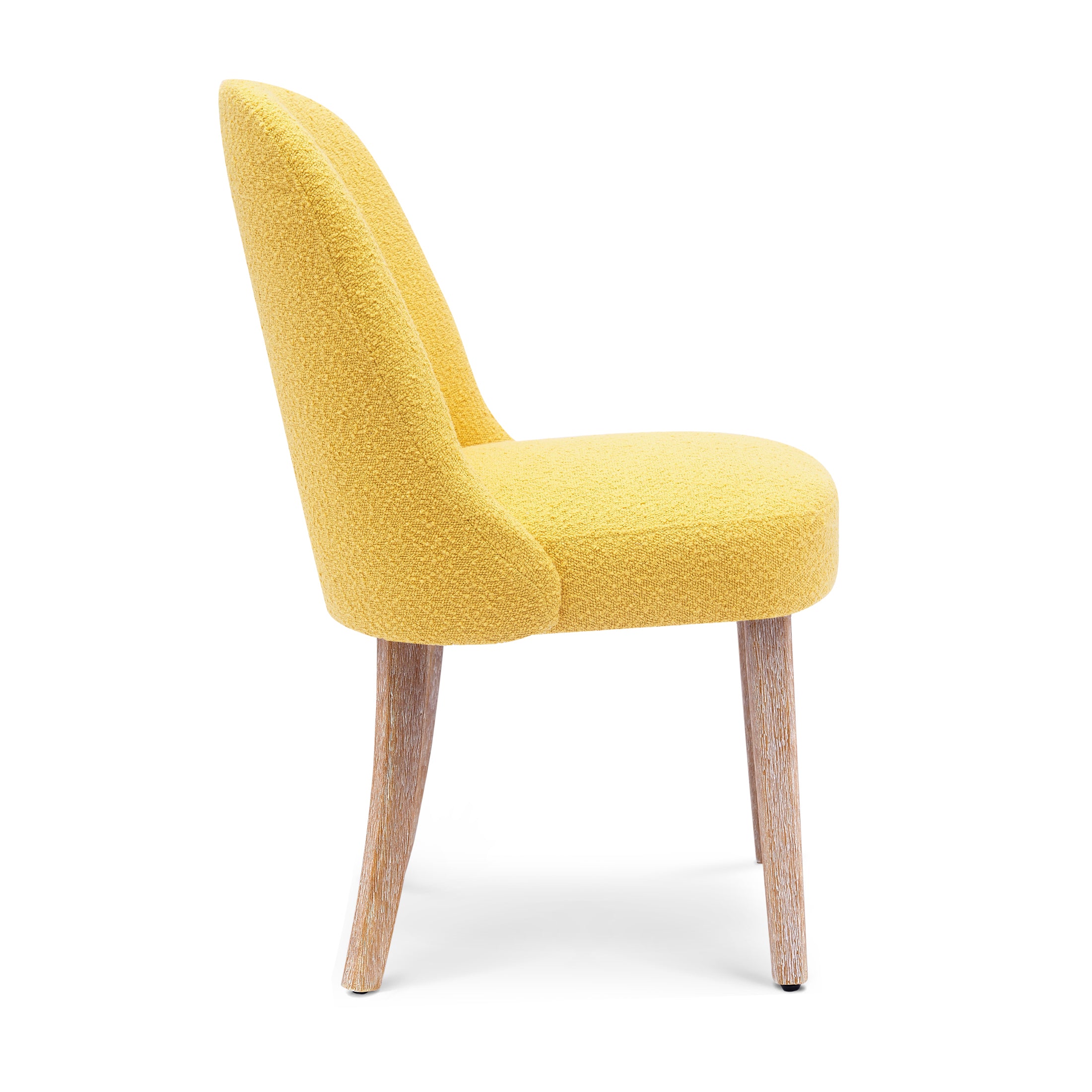 Amélie Mid-Century Modern Upholstered Boucle Dining Chair (Set of 6)