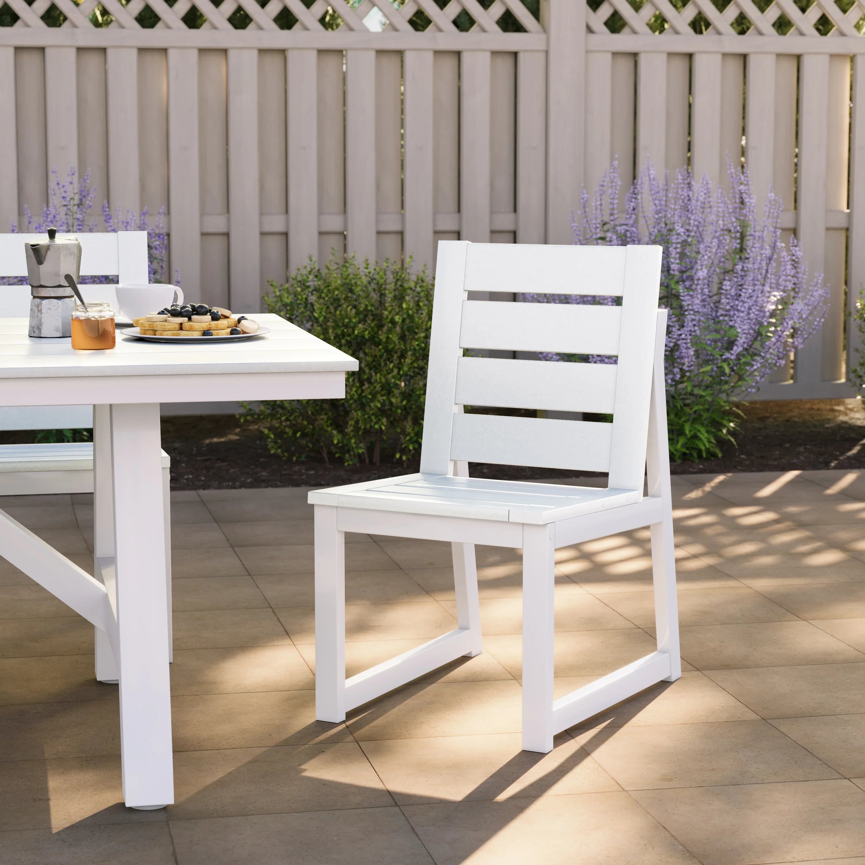 Stinson HDPE Outdoor Patio Dining Side Chair