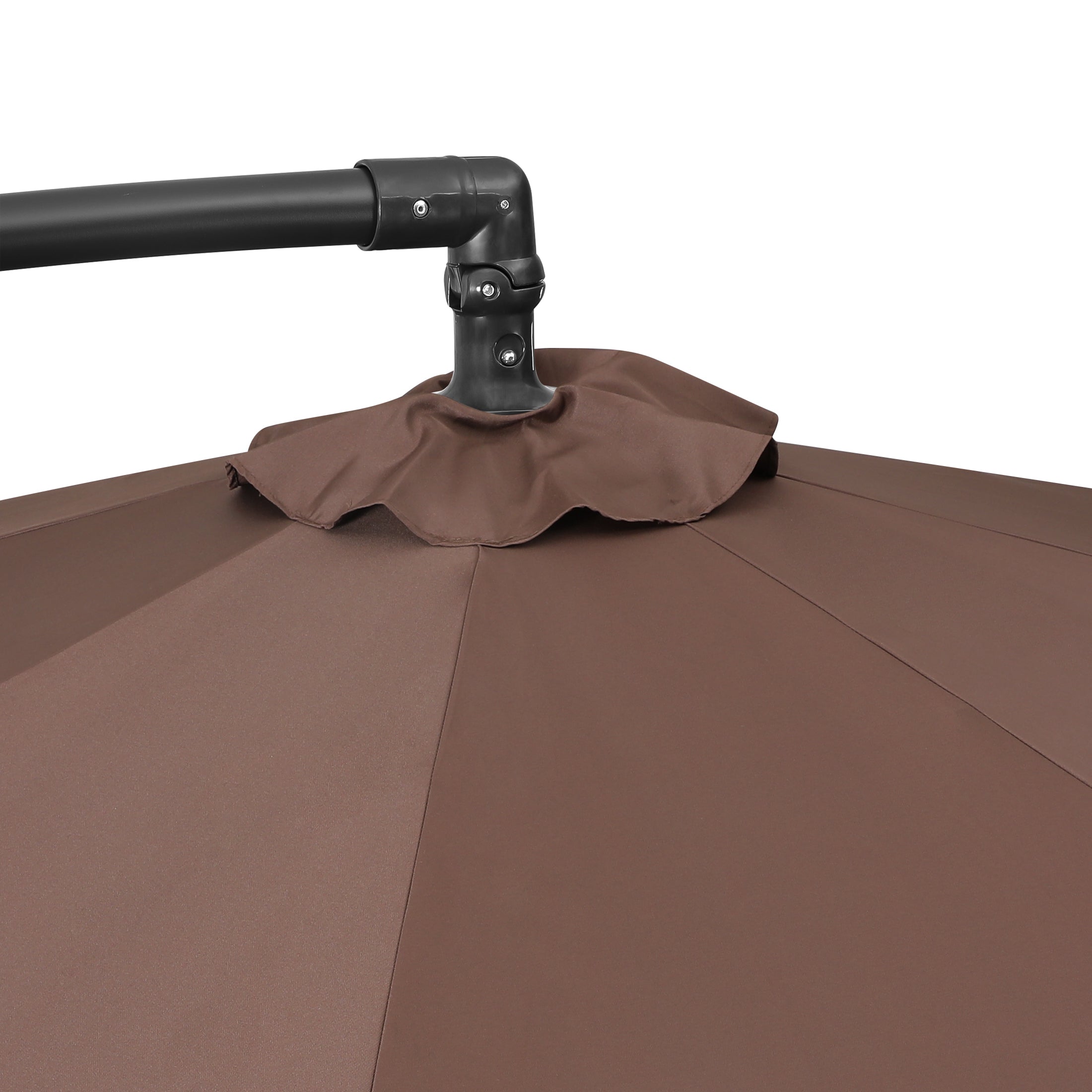 Elm 10 ft. Outdoor / Patio Cantilever Hanging Umbrella