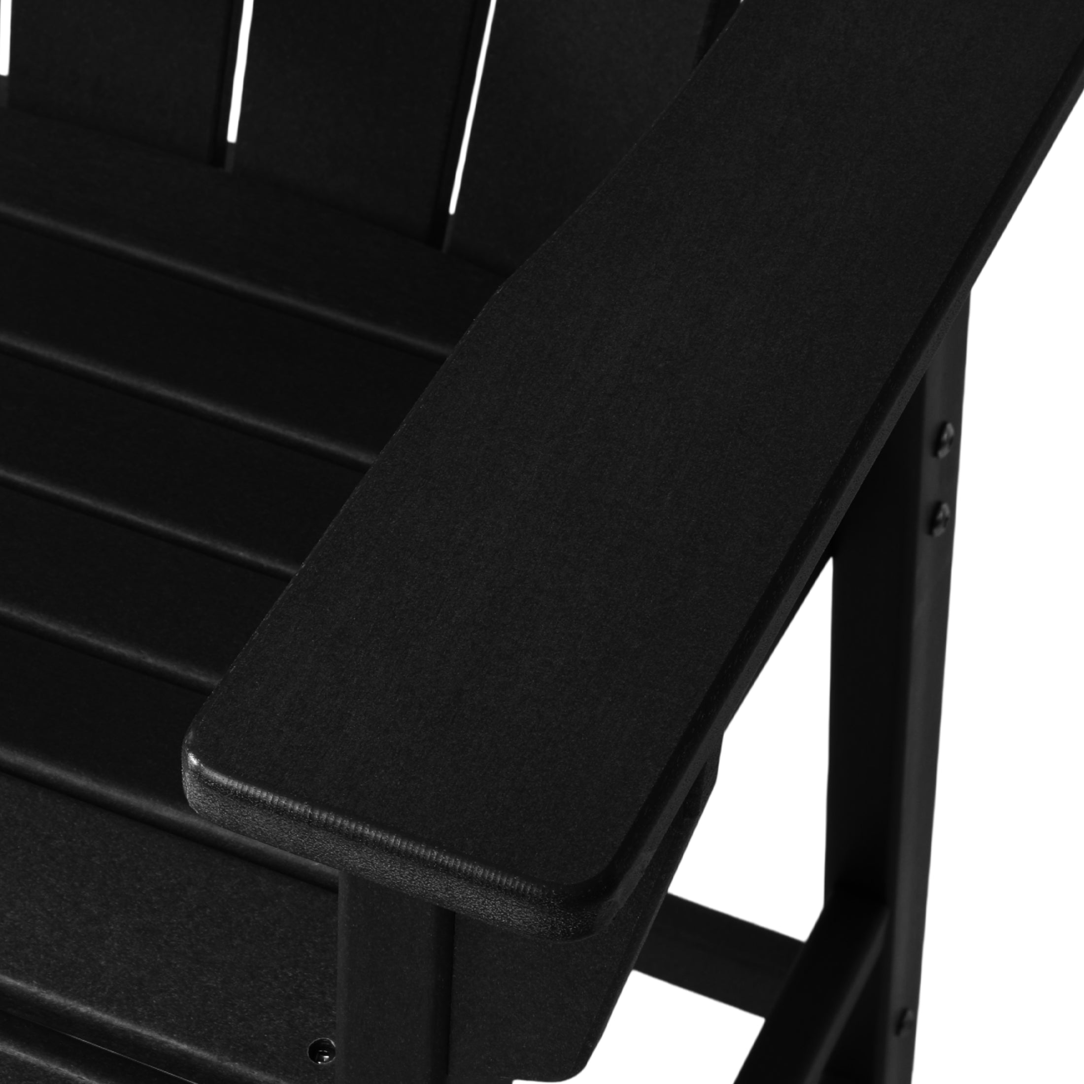 Paradise Outdoor HDPE  Tall Adirondack Counter Height Bar Chair With Cup Holder