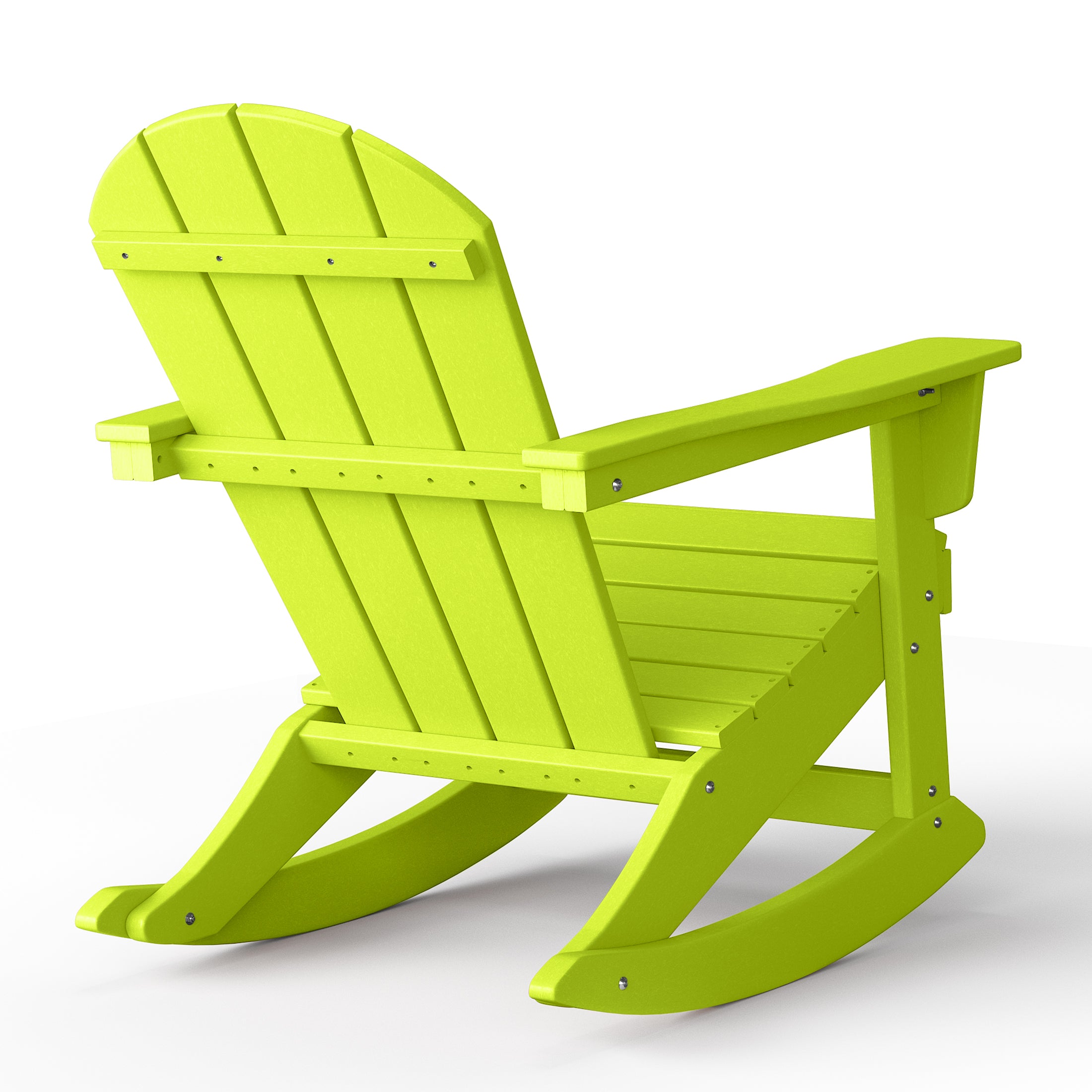 Paradise 2 piece set Outdoor / Patio Poly Adirondack rocking chairs ( 2 seater )