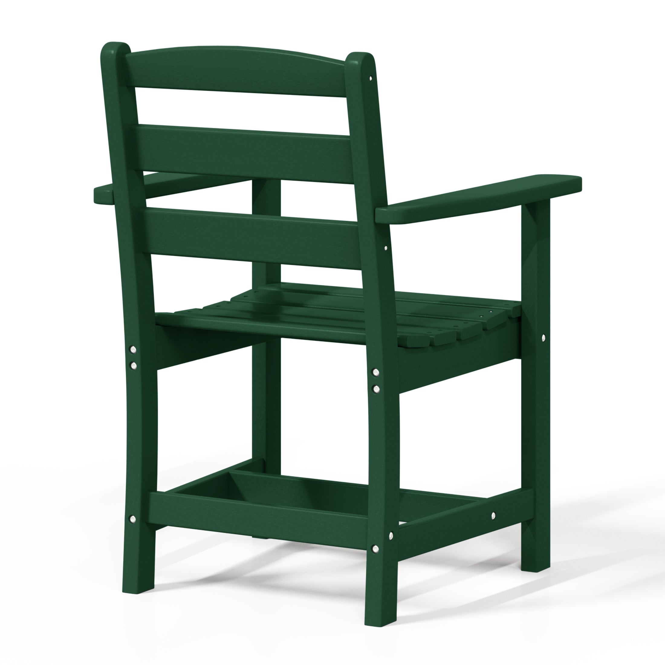 Palms Outdoor HDPE Patio Classic Dining Arm Chair